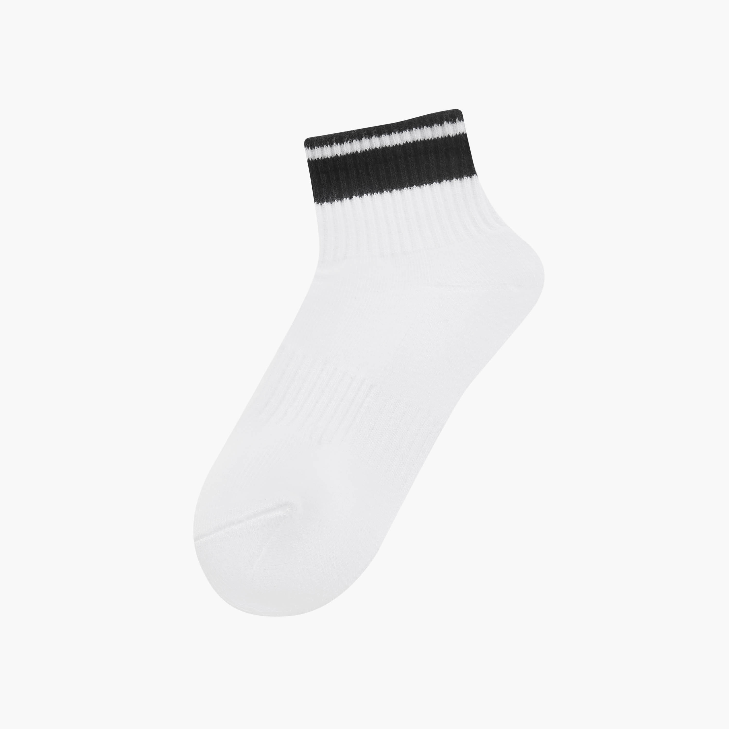 طقم جوارب مضلعة 3 أزواج بطول متوسط وحماية من البكتيريا-women-socksandstockings-image-2
