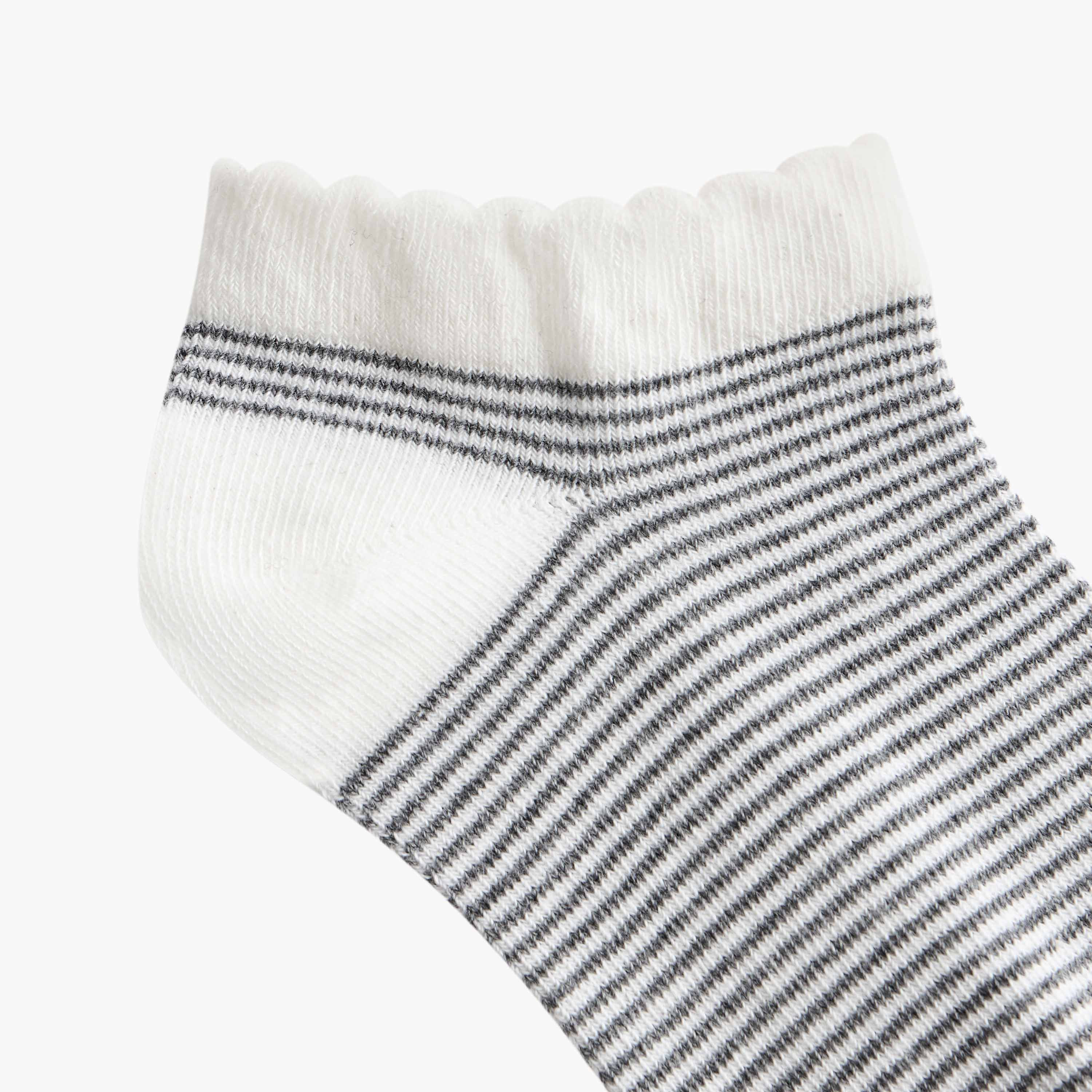Set of 7 - Printed Trainer Socks with Antibacterial Protection-women-socksandstockings-image-5