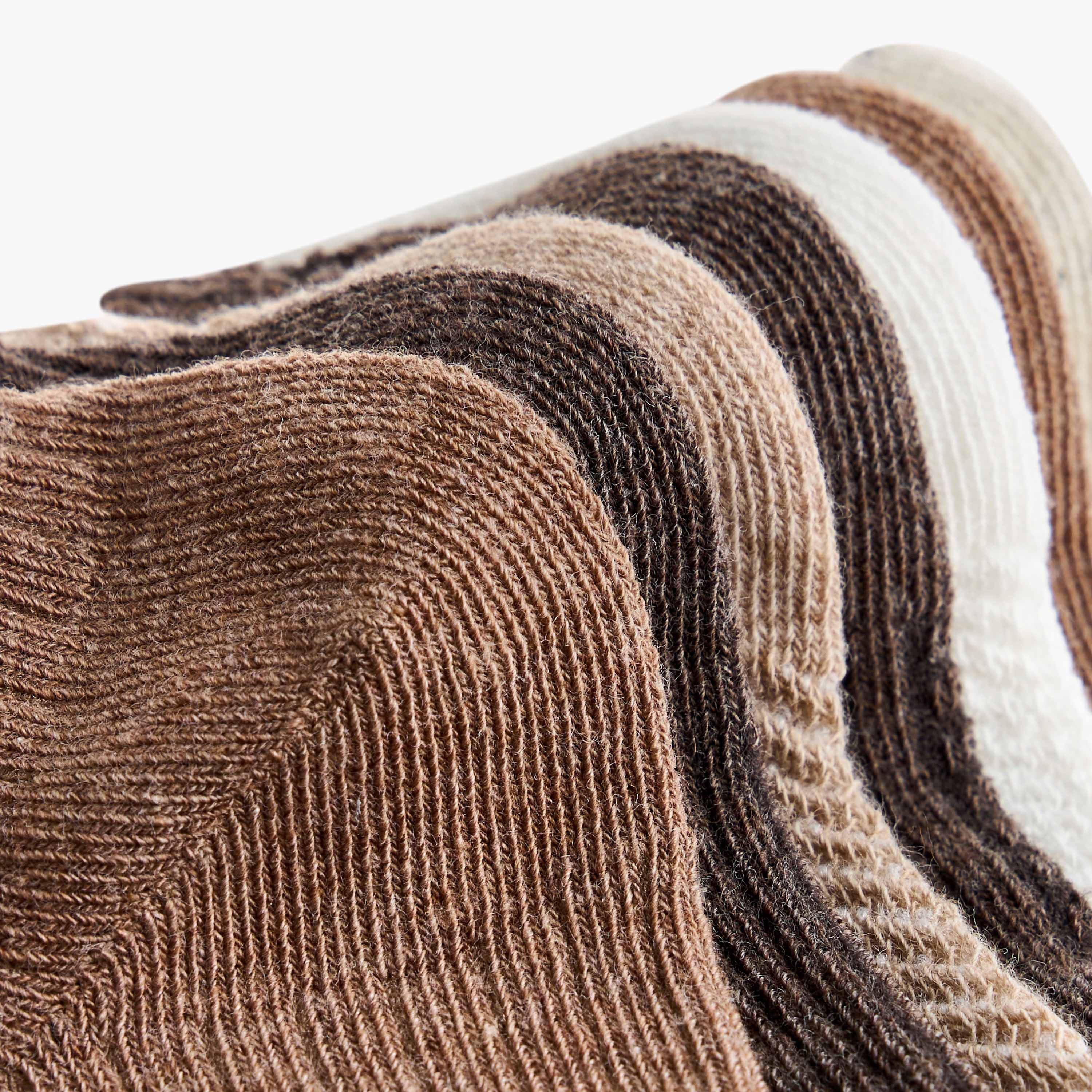 Set of 7 - Textured Trainer Socks with Antibacterial Protection-women-socksandstockings-image-4