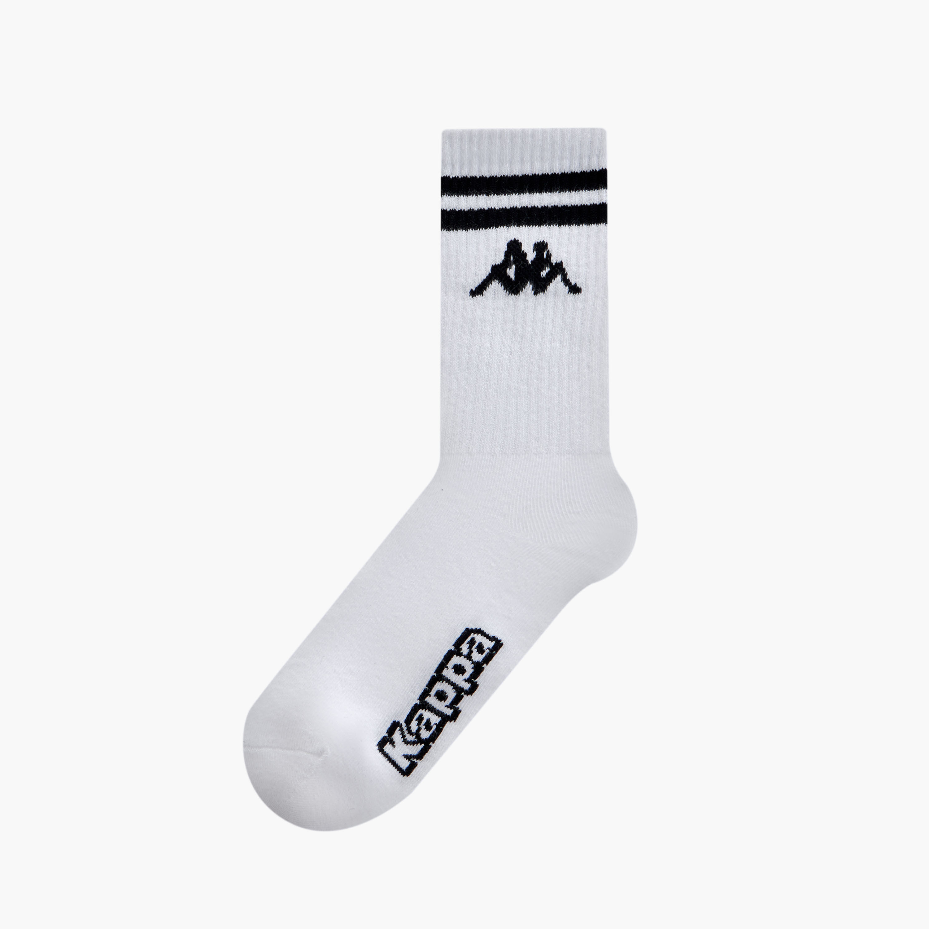 Set of 5 - Kappa Logo Detail Crew Length Socks with Antibacterial Protection-women-socksandstockings-image-2