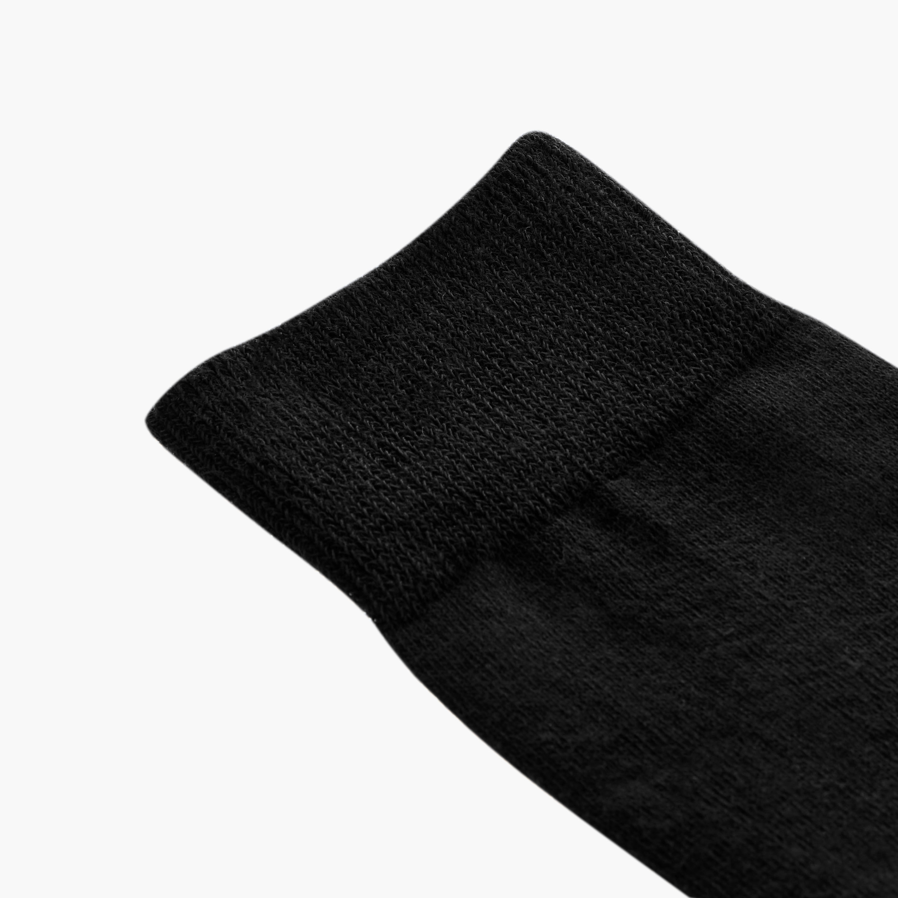 Set of 2 - Ribbed Knee Length Socks with Antibacterial Protection-women-socksandstockings-image-3