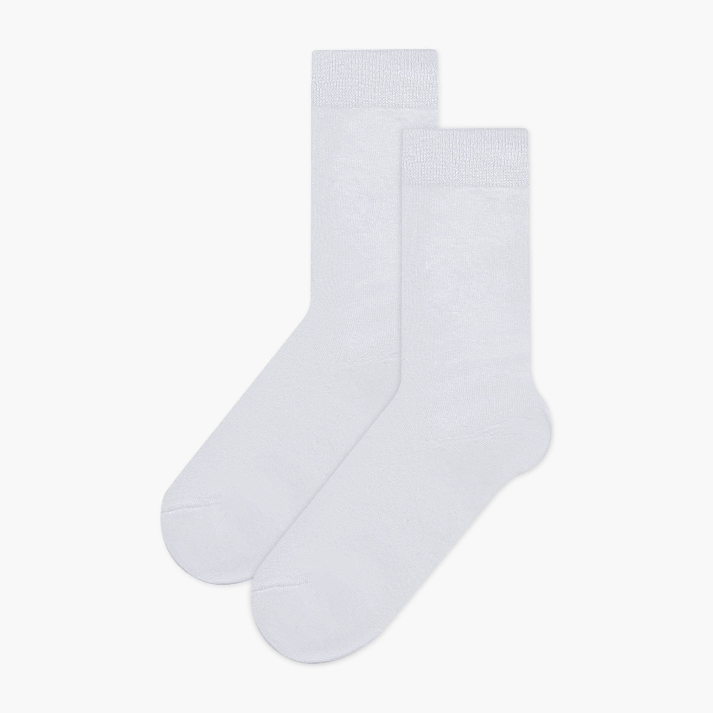 Set of 2 - Ribbed Knee Length Socks with Antibacterial Protection-women-socksandstockings-image-1