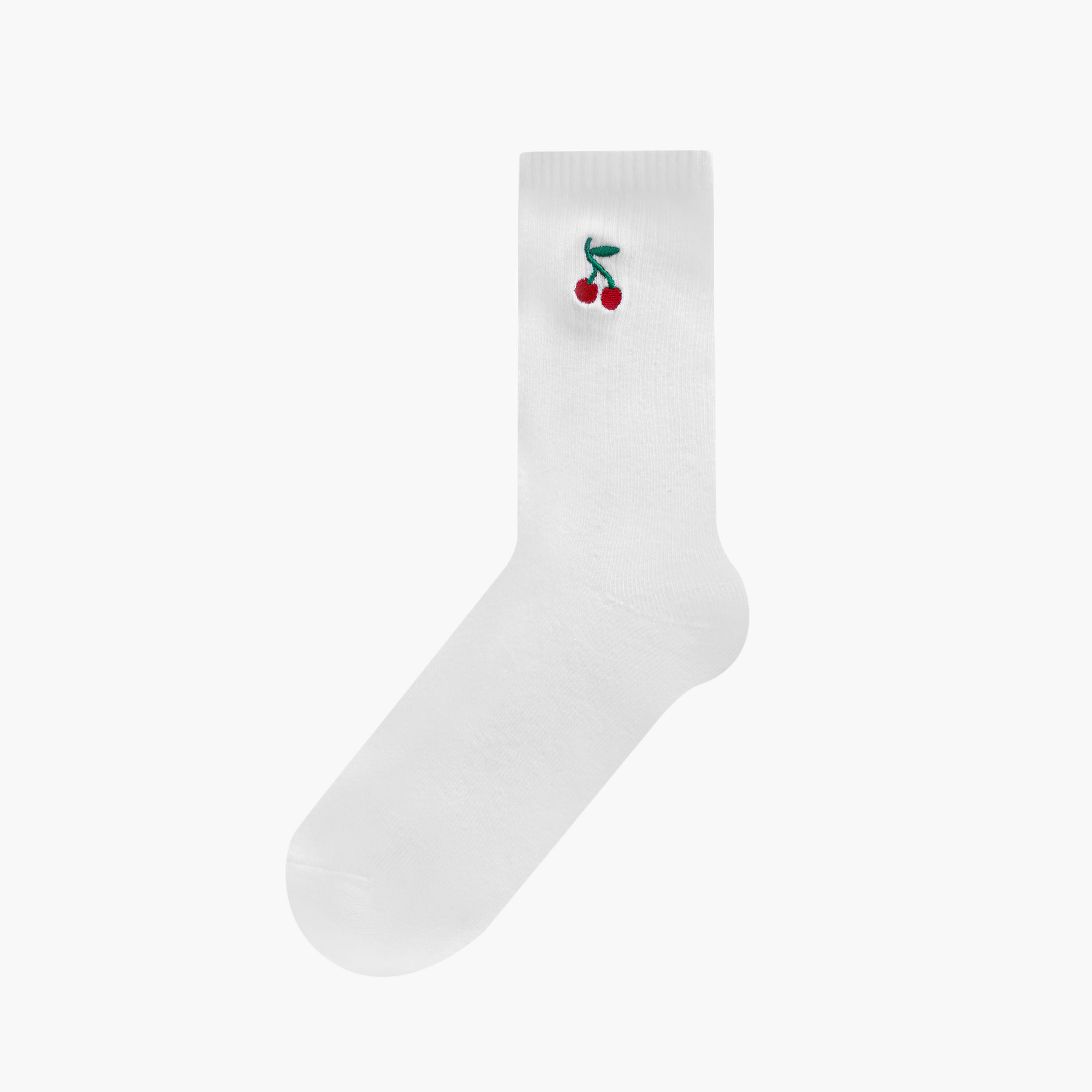 Set of 3 - Embroidered Crew Length Socks with Antibacterial Protection-women-socksandstockings-image-2