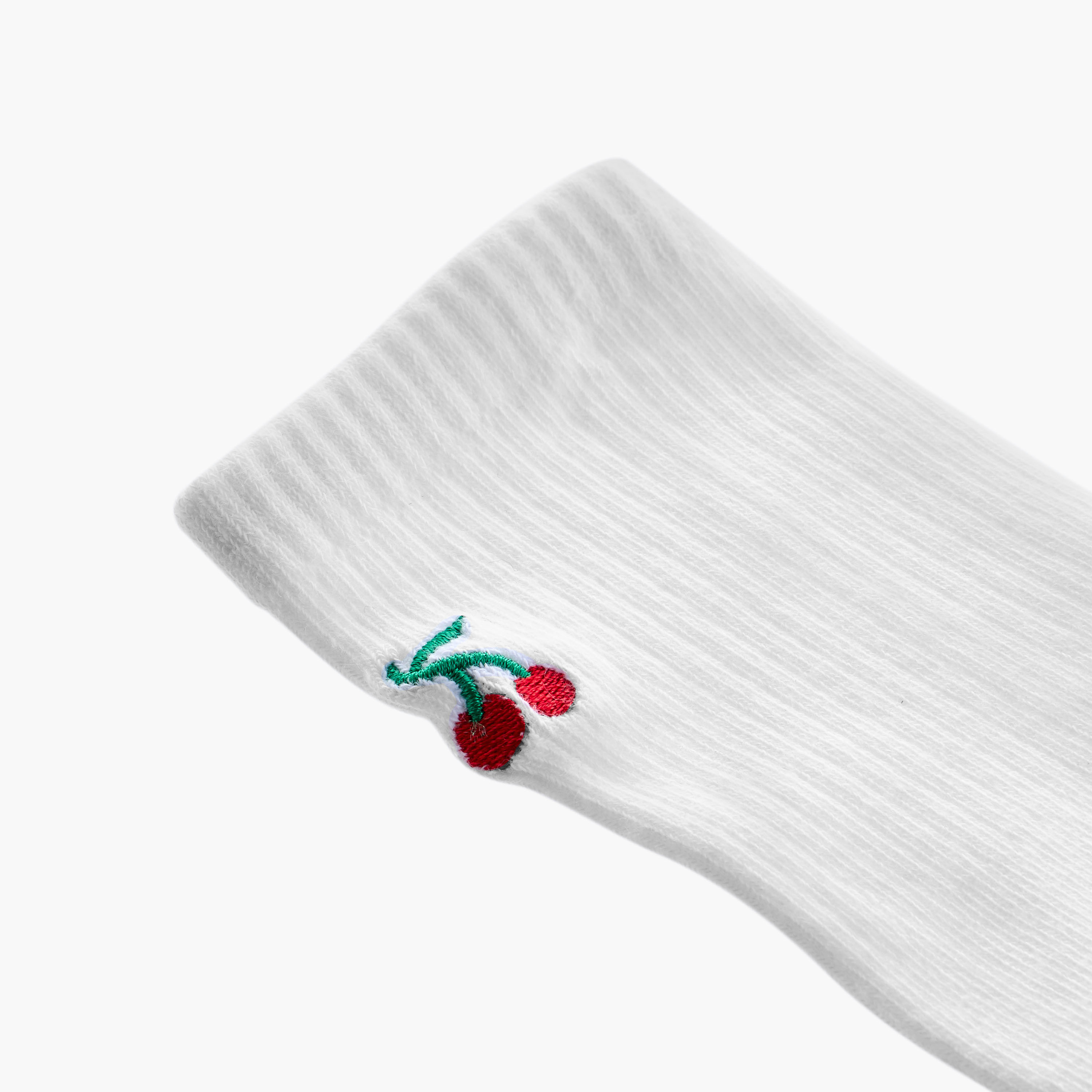 Set of 3 - Embroidered Crew Length Socks with Antibacterial Protection-women-socksandstockings-image-3