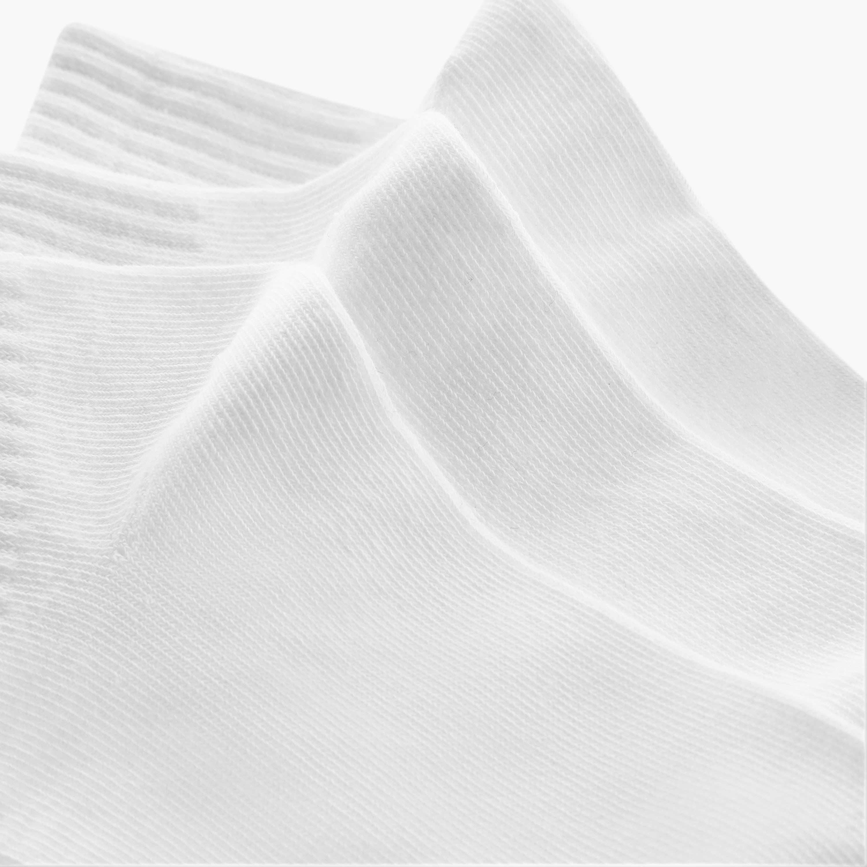 Set of 5 - Ribbed Quarter Crew Length Socks with Antibacterial Protection-women-socksandstockings-image-4