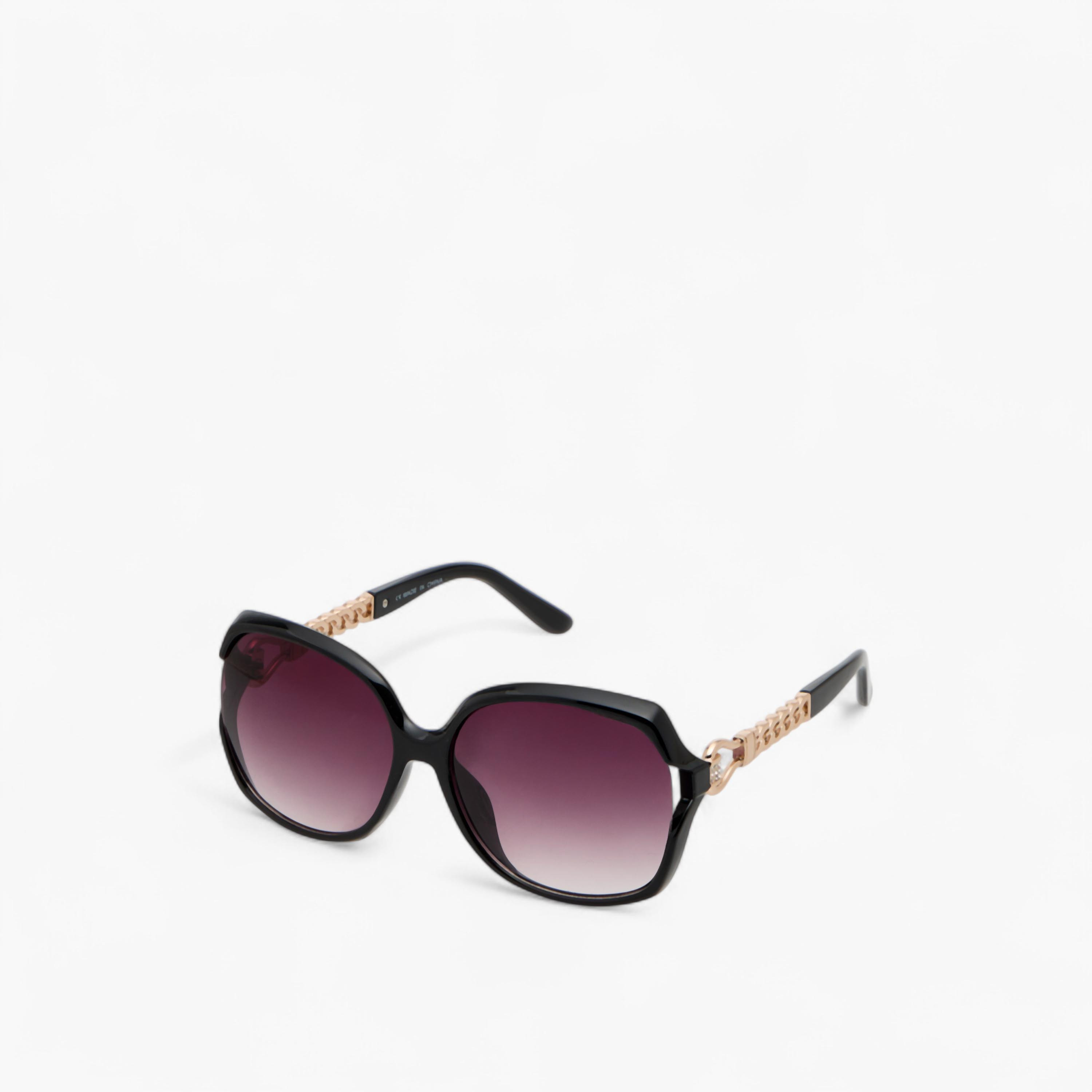 نظارة شمسية بعدسات ملونة وتفاصيل سلسلة-women-sunglasses-image-1
