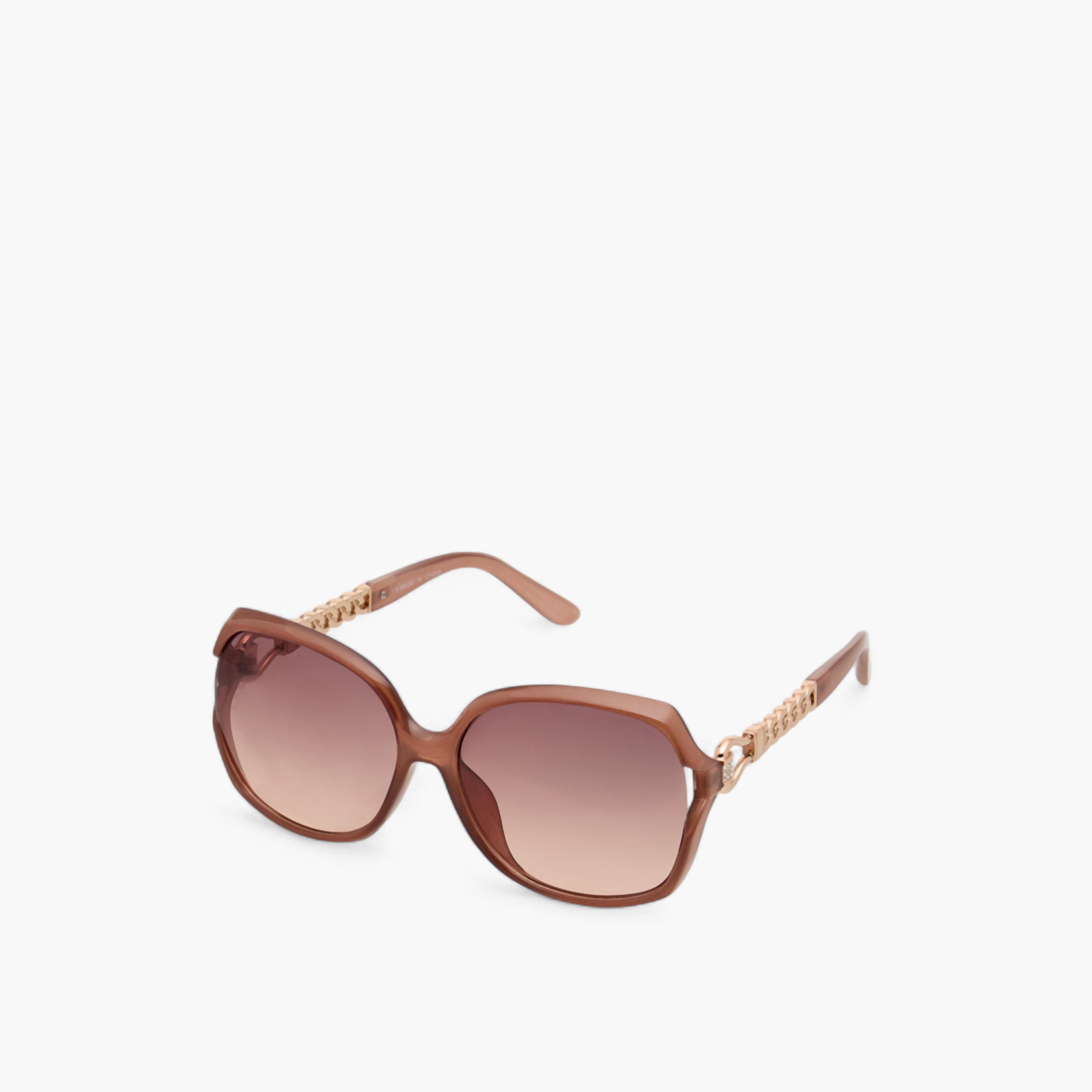 Tinted Lens Chain Detail Sunglasses-women-sunglasses-image-1