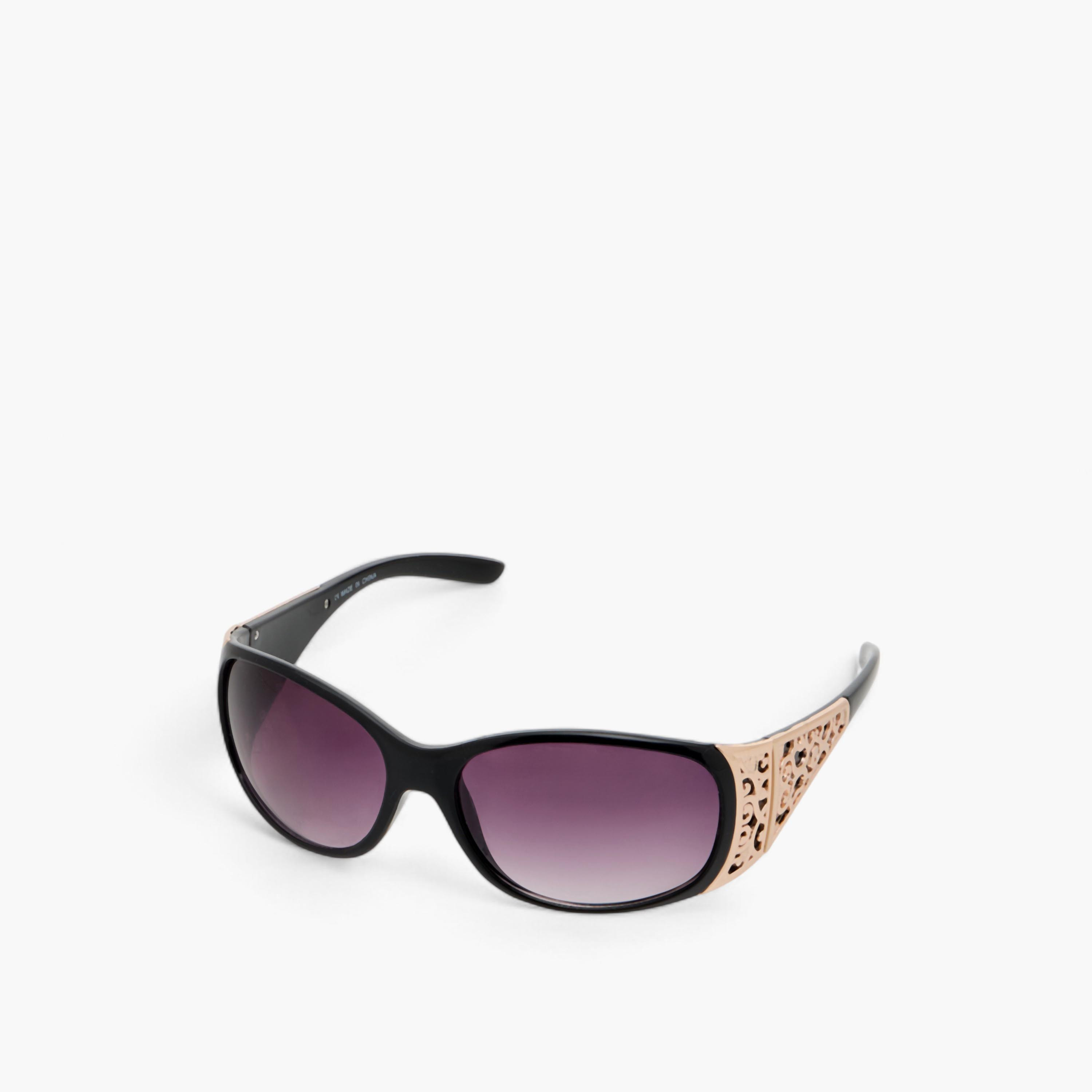 Tinted Lens Full Rim Sunglasses-women-sunglasses-image-1