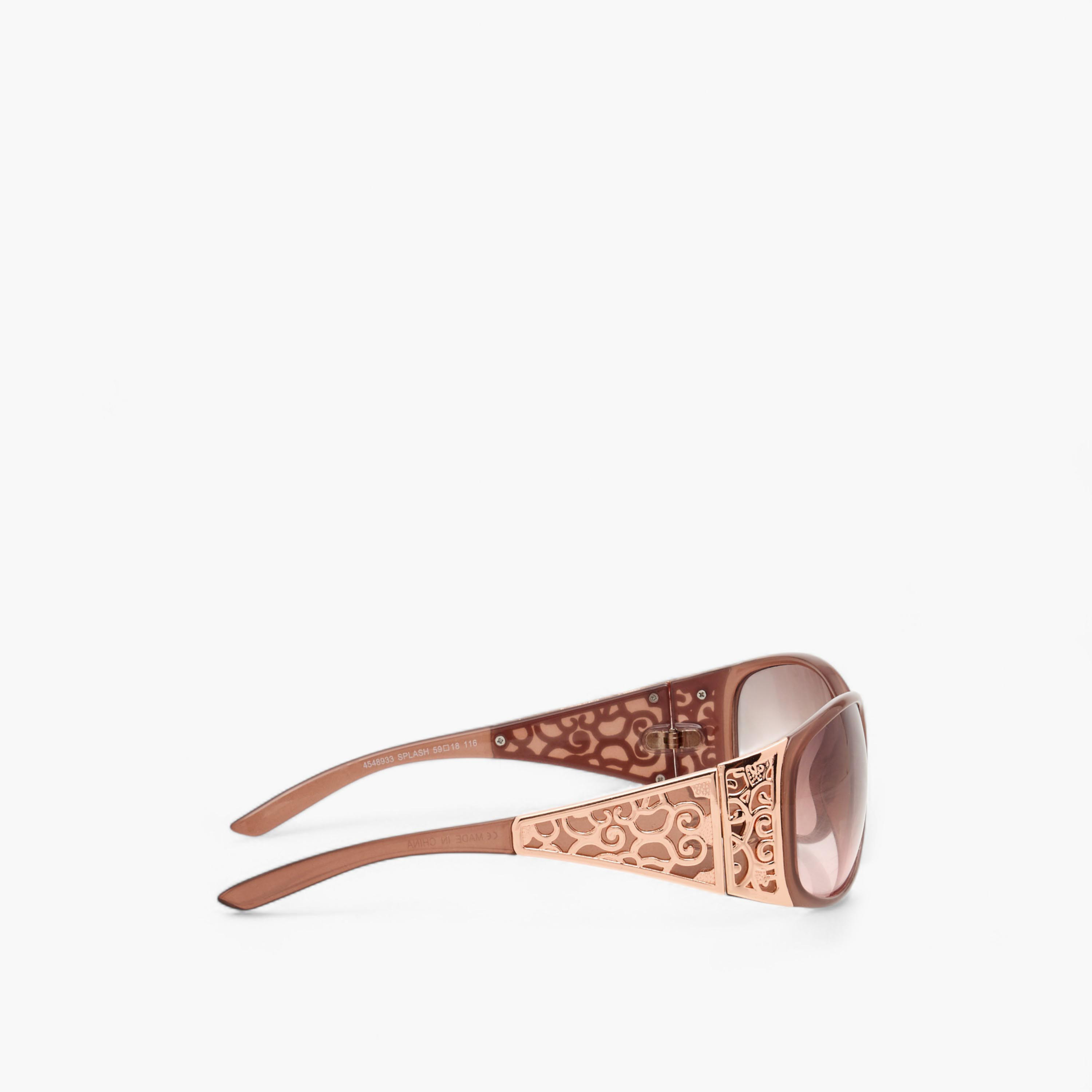 Tinted Lens Full Rim Sunglasses-women-sunglasses-image-4