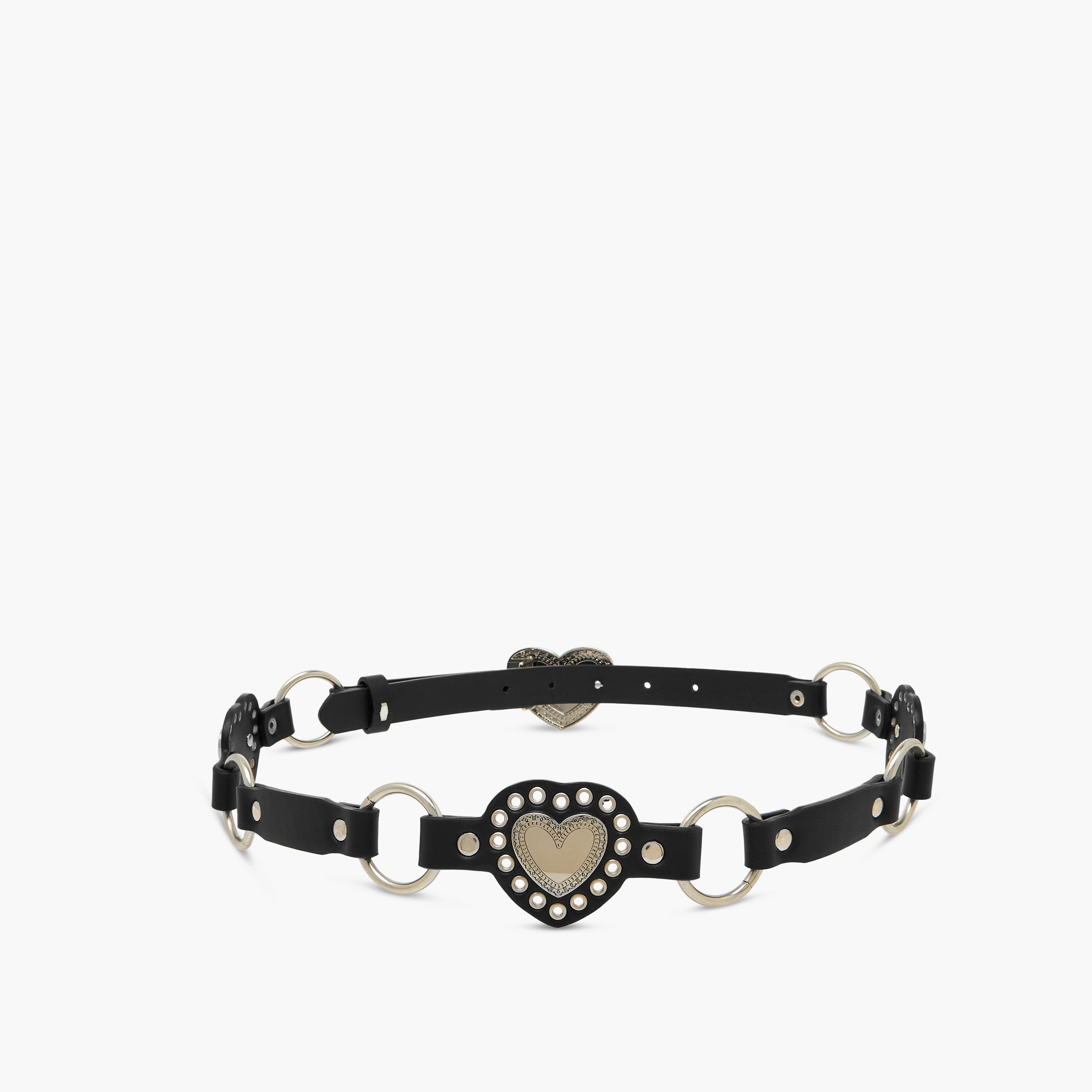 Heart Accent Belt with Buckle Closure-women-clothingaccessories-belts-image-4