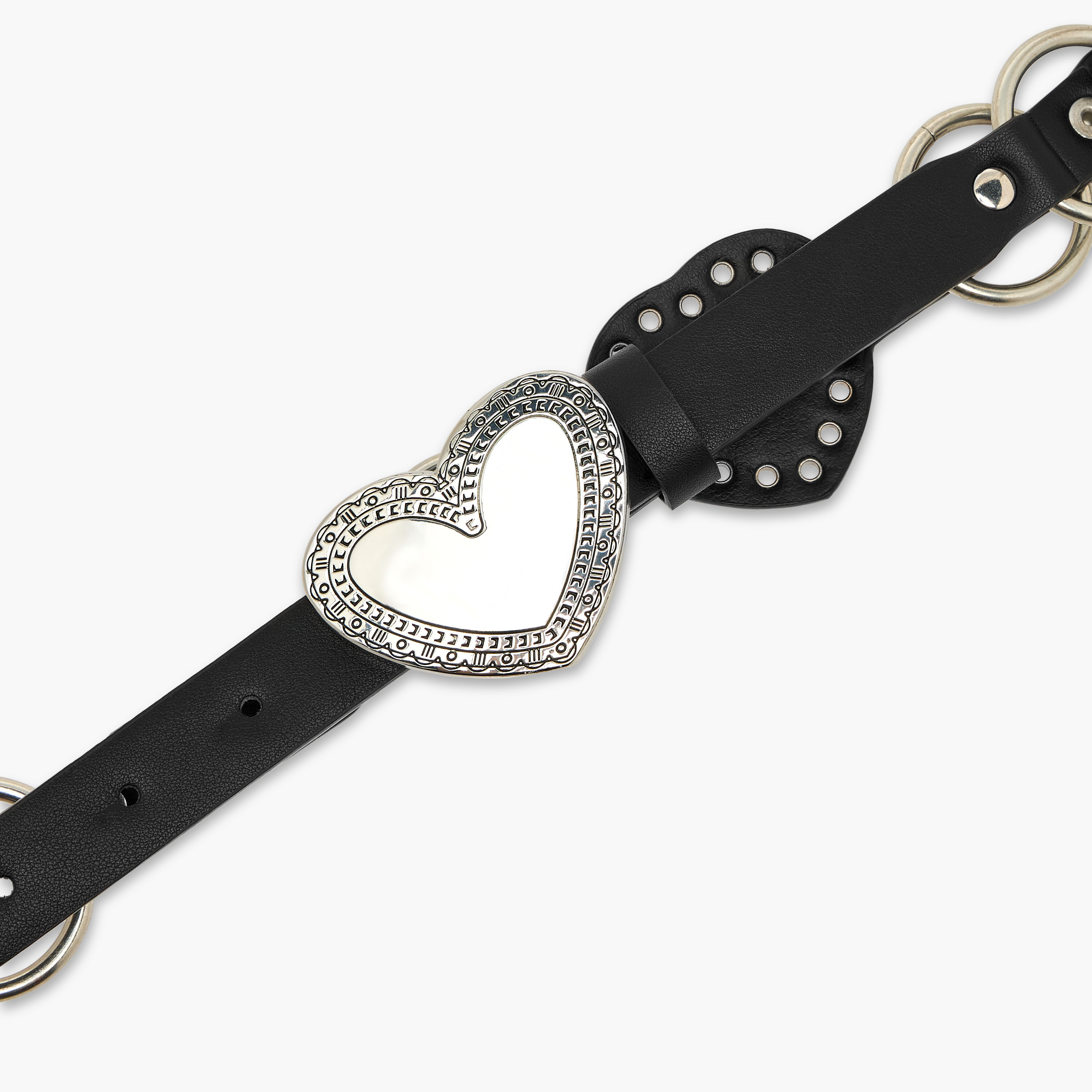 Heart Accent Belt with Buckle Closure-women-clothingaccessories-belts-image-5