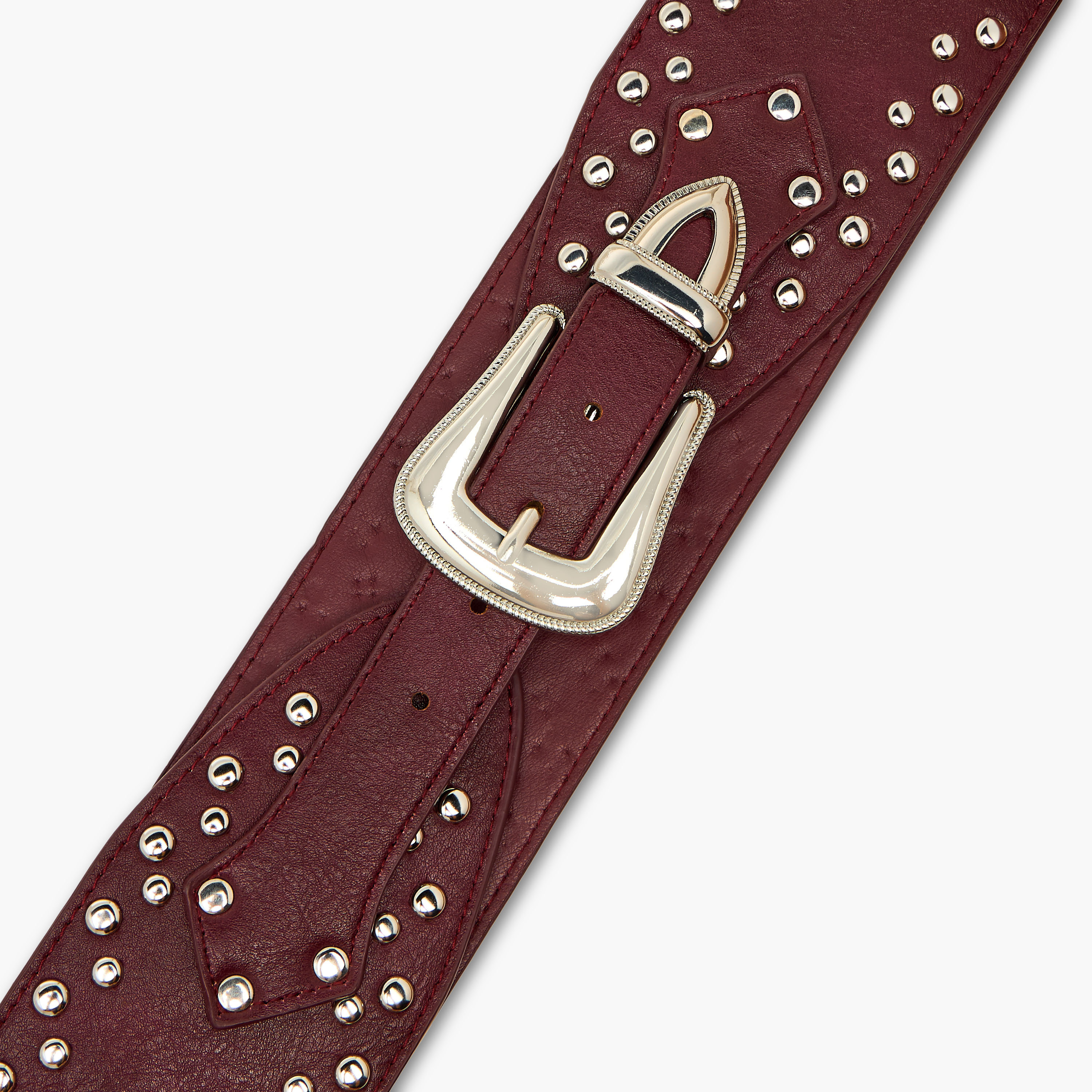 Studded Belt with Pin Buckle Closure-women-clothingaccessories-belts-image-5