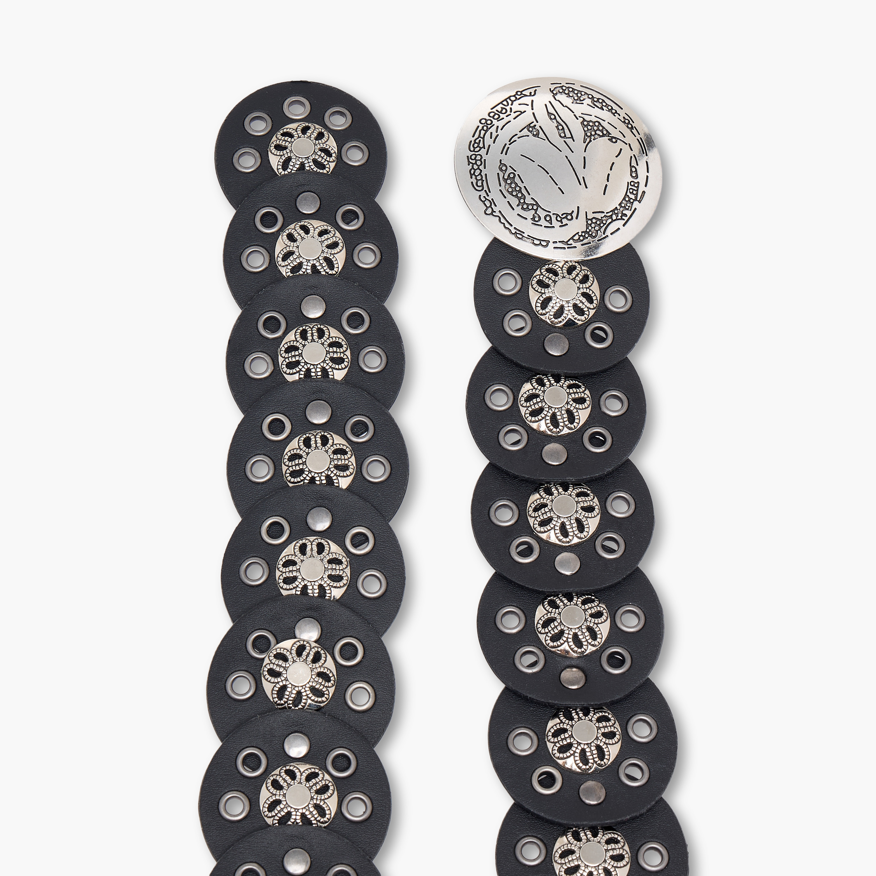 Metallic Eyelet Detail Disc Belt-women-clothingaccessories-belts-image-7