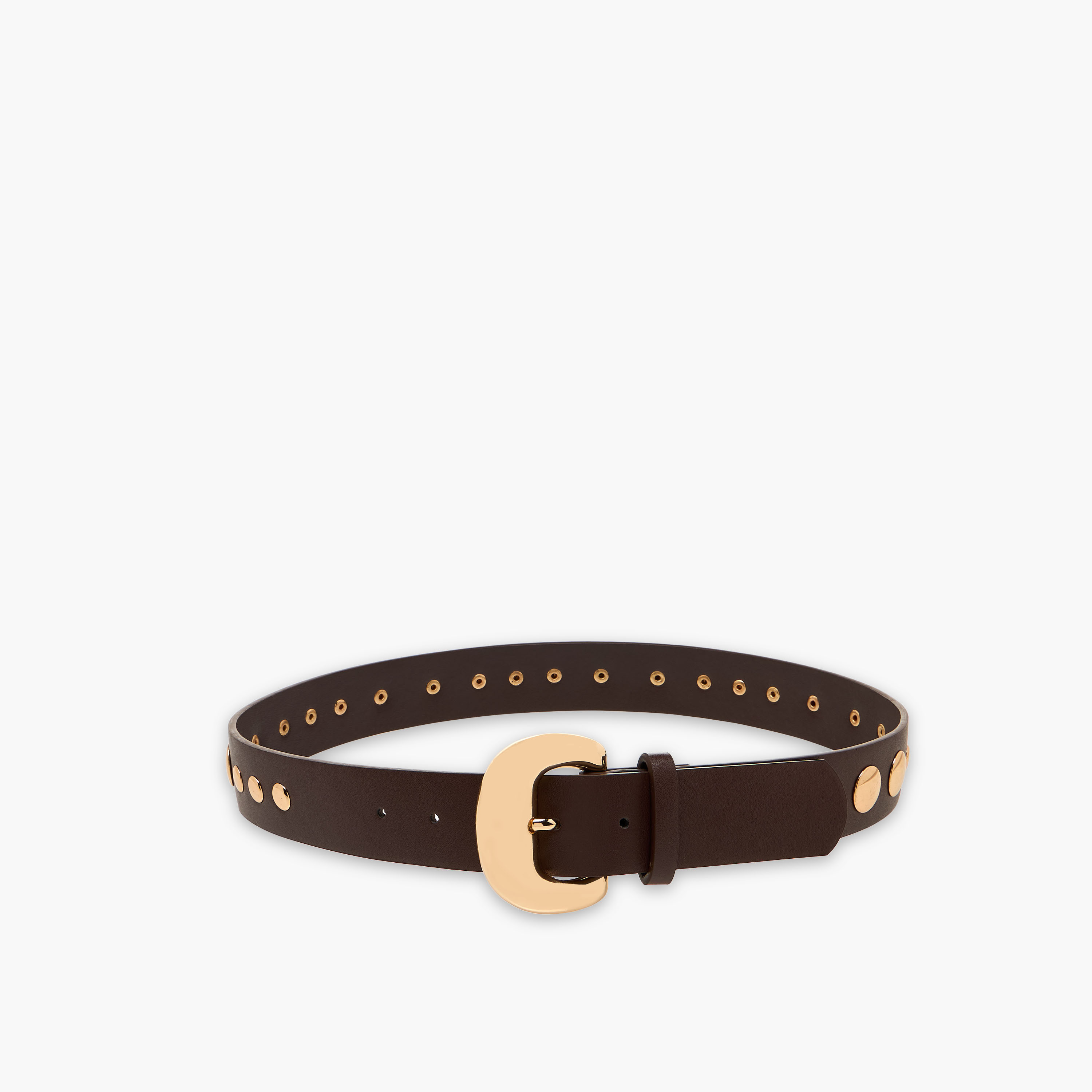 Studded Belt with Pin Buckle Closure-women-clothingaccessories-belts-image-1