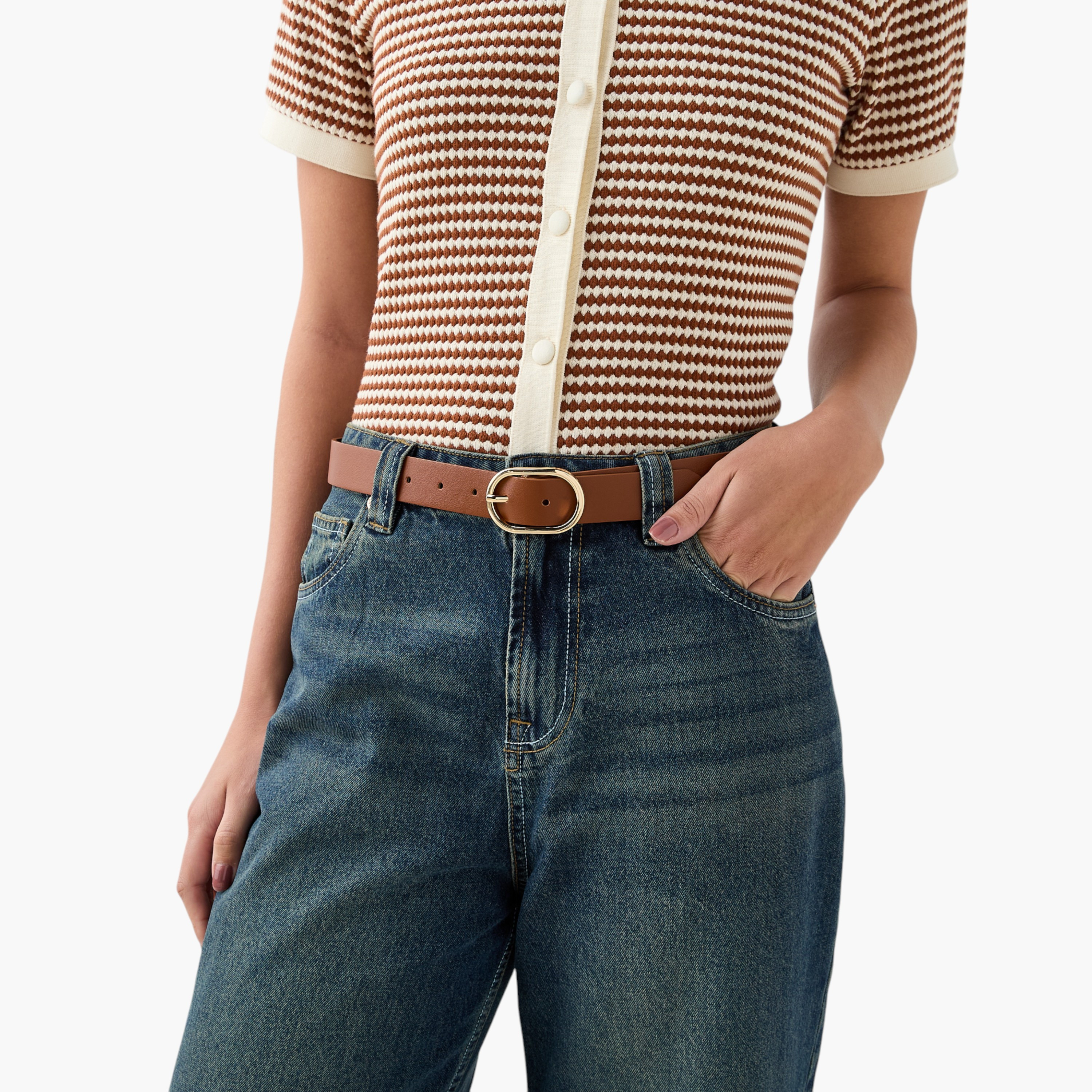 حزام بإبزيم إغلاق بدبوس-women-clothingaccessories-belts-image-5