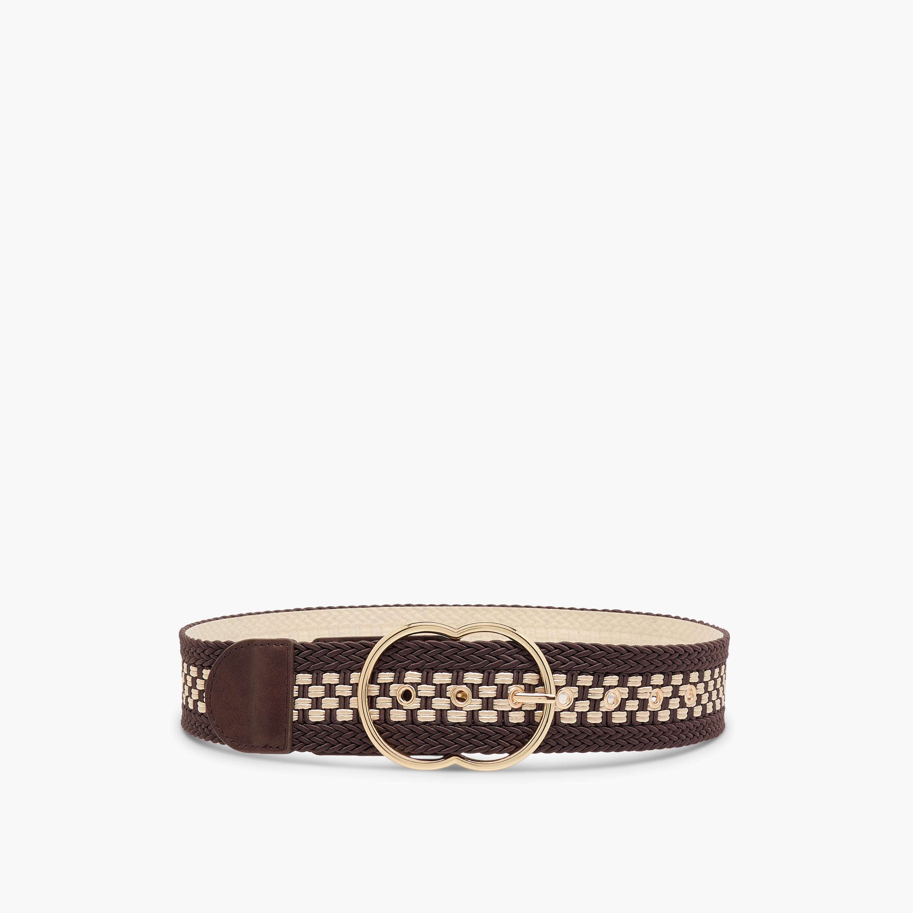 حزام بارز الملمس بإبزيم دبوس-women-clothingaccessories-belts-image-1