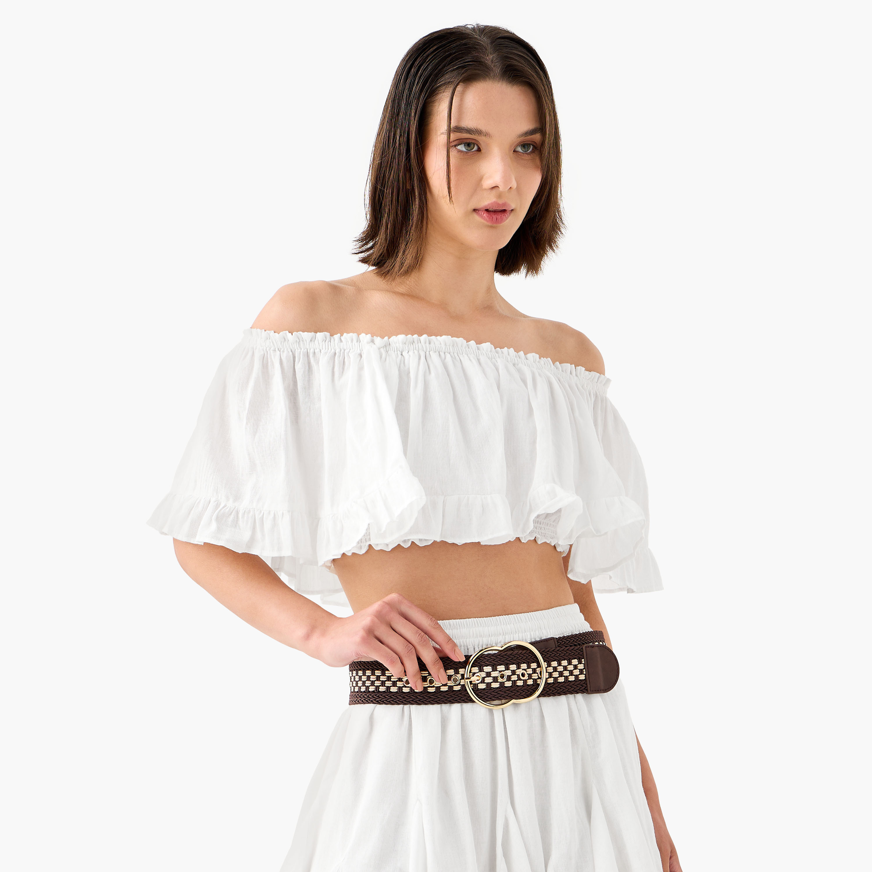 حزام بارز الملمس بإبزيم دبوس-women-clothingaccessories-belts-image-2