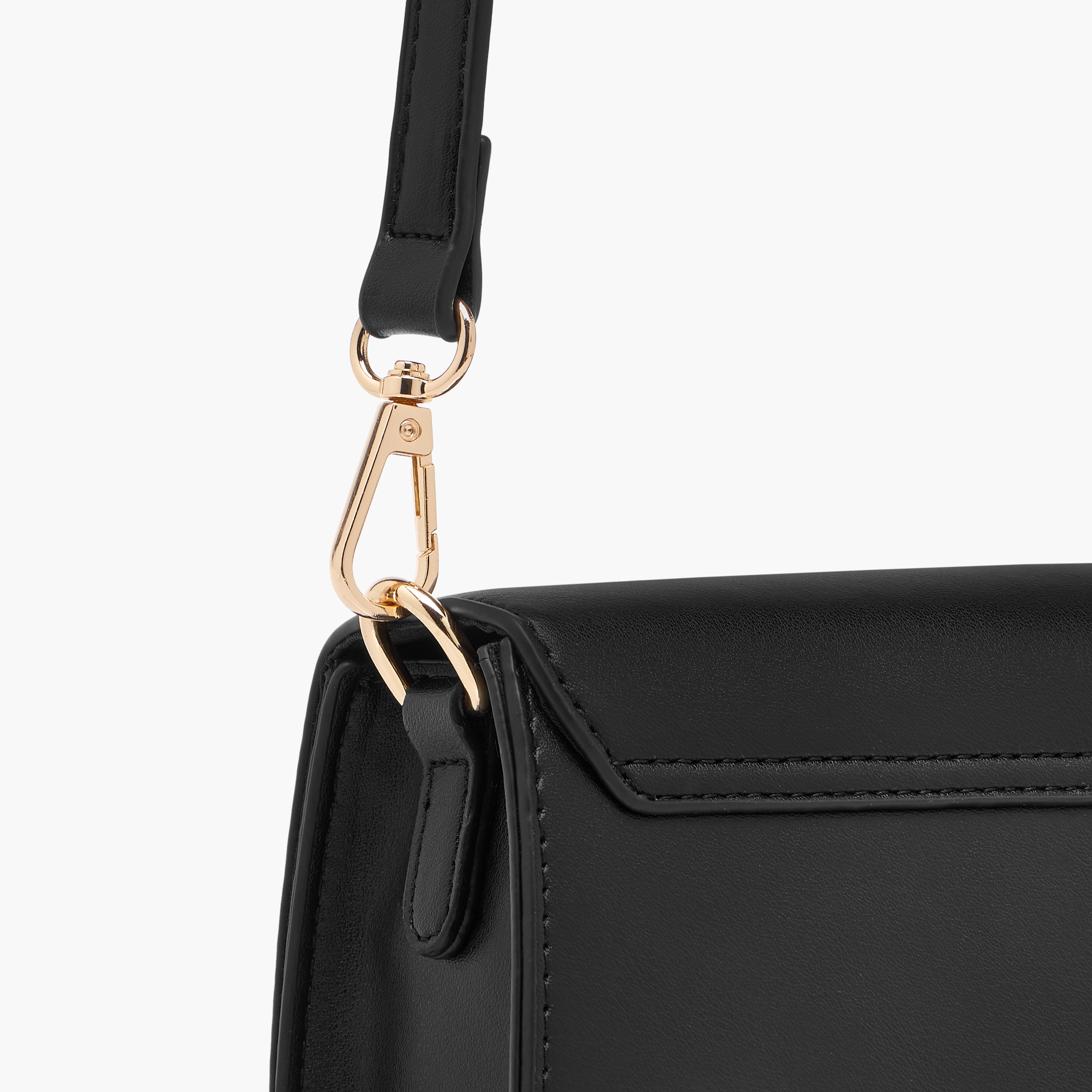 Metal Accent Crossbody Bag with Button Closure-women-bagsandwallets-handbags-image-6