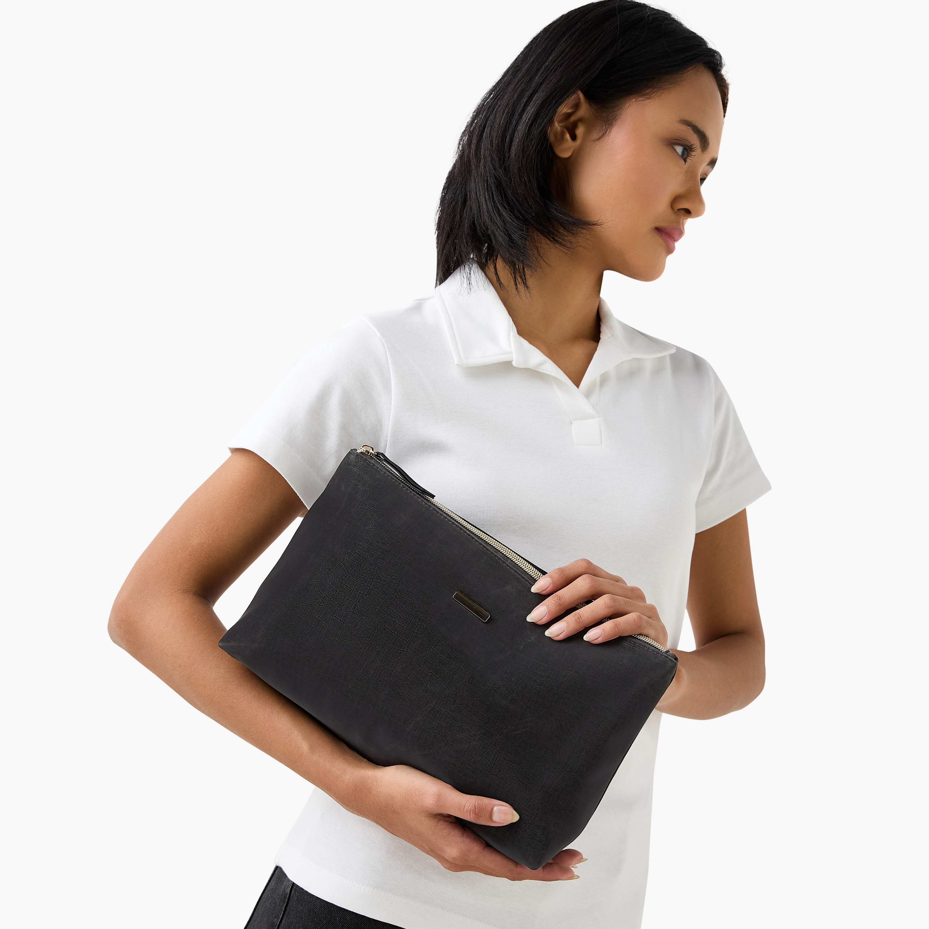 شنطة صغيرة بارزة الملمس بسحاب إغلاق-women-bagsandwallets-handbags-image-2