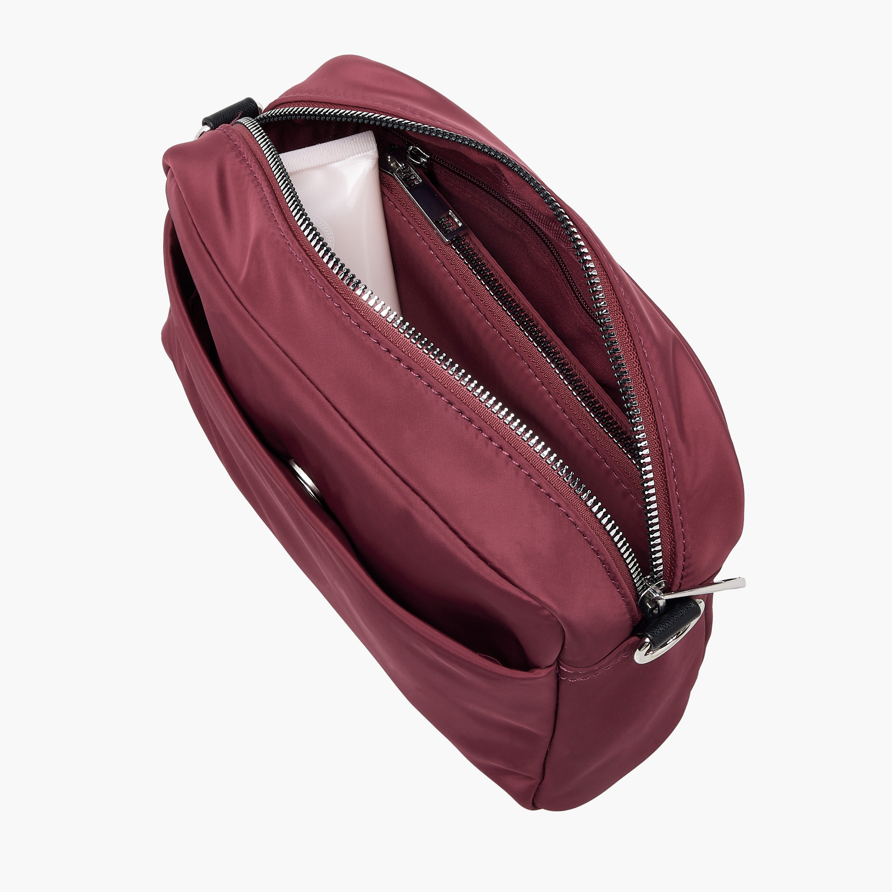 شنطة كروس بودي سادة بسحاب إغلاق وشنطة صغيرة-women-bagsandwallets-handbags-image-11
