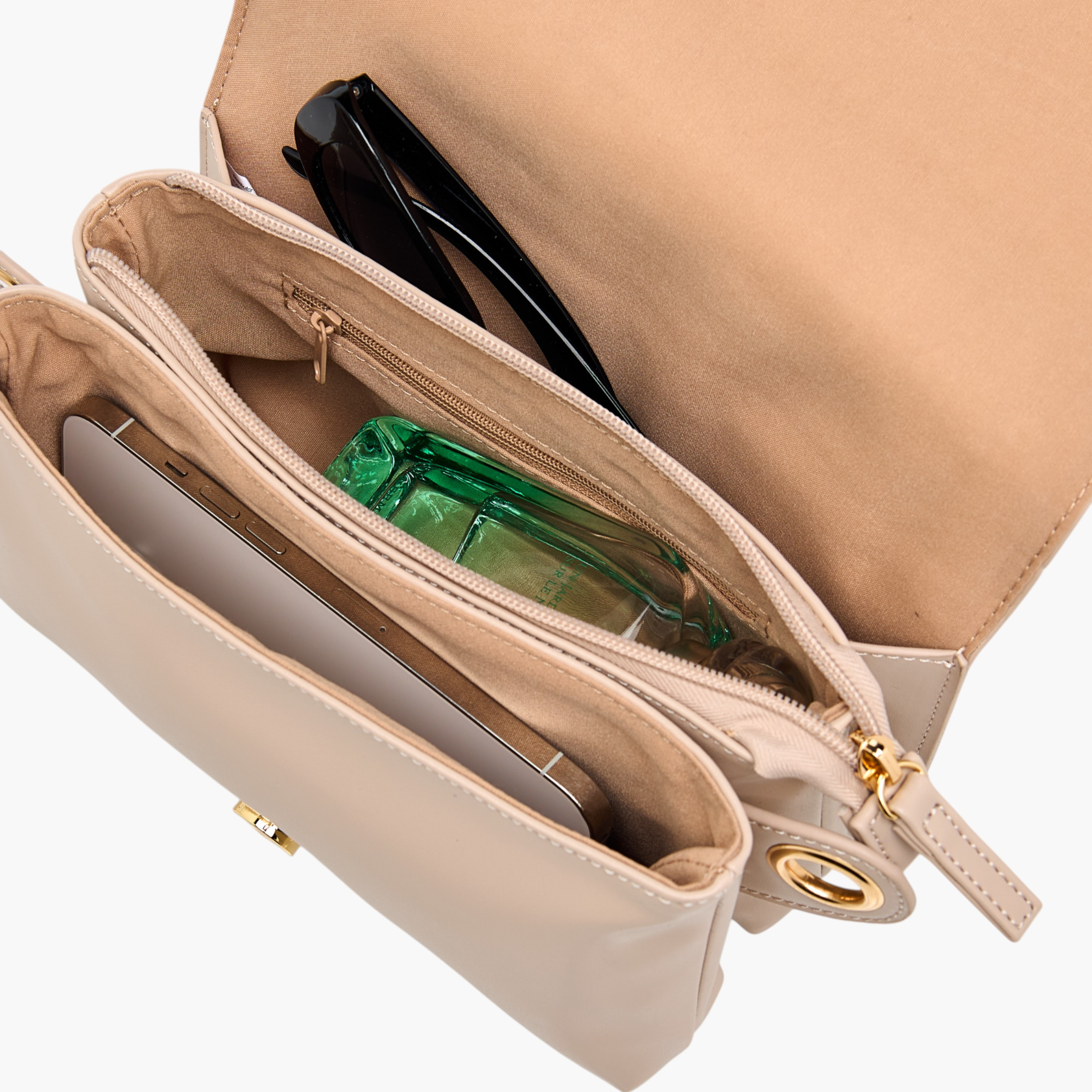 Textured Crossbody Bag with Adjustable Strap-women-bagsandwallets-handbags-image-8