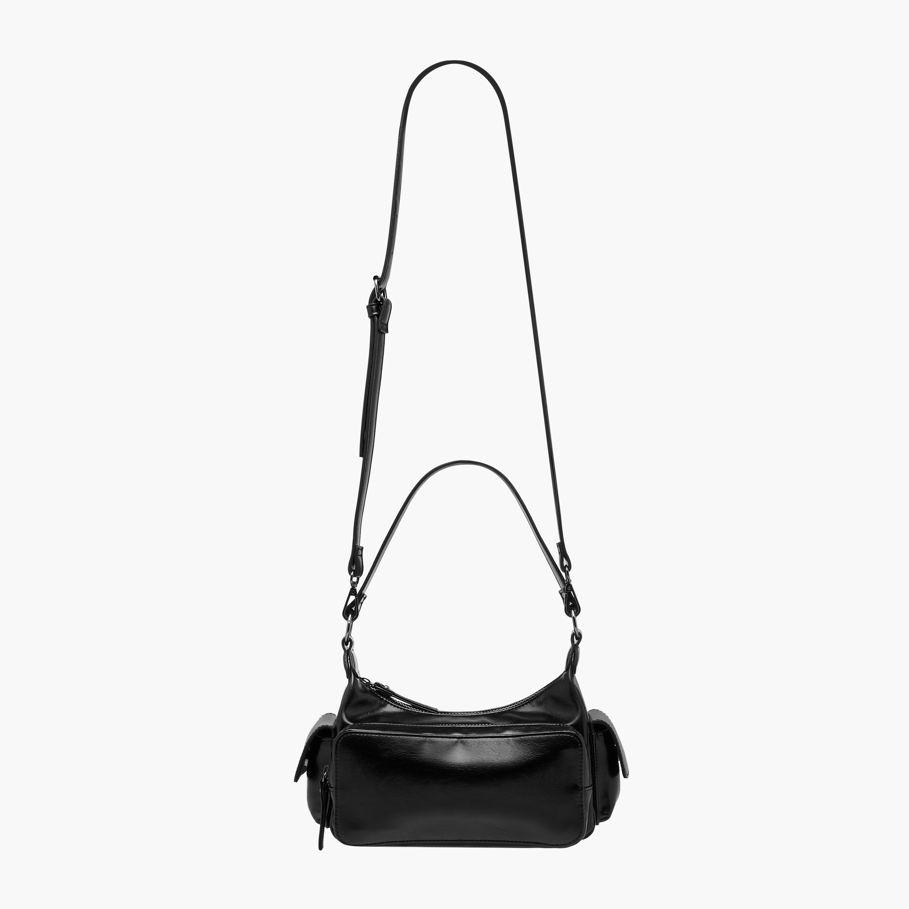 شنطة كتف بجيوب متعددة وسحاب إغلاق-women-bagsandwallets-handbags-image-3