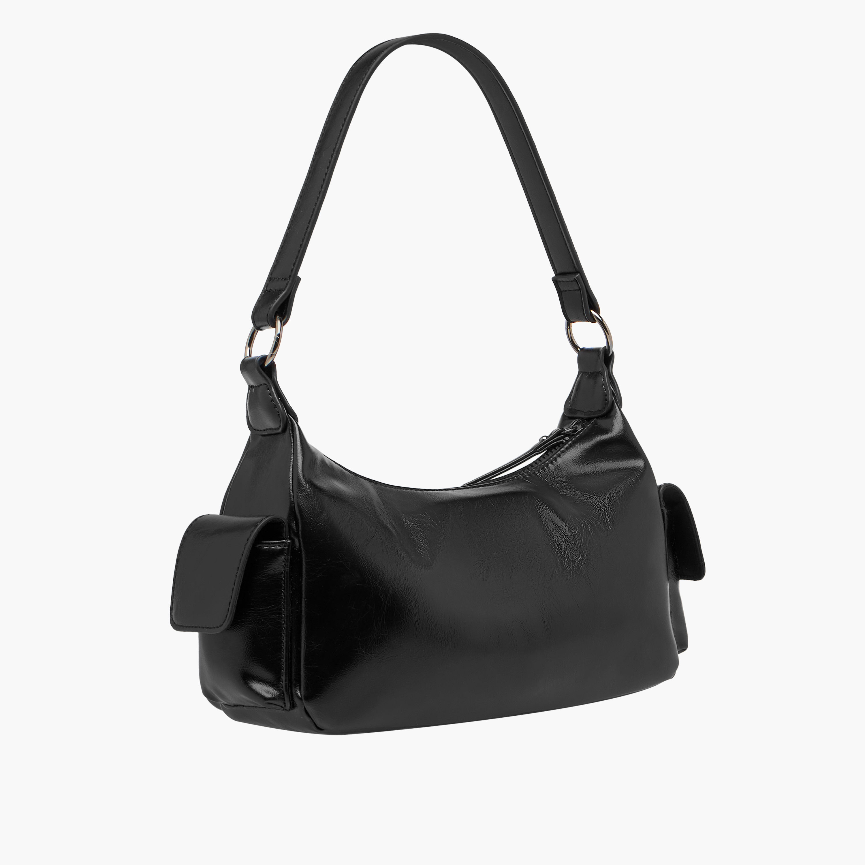 شنطة كتف بجيوب متعددة وسحاب إغلاق-women-bagsandwallets-handbags-image-4