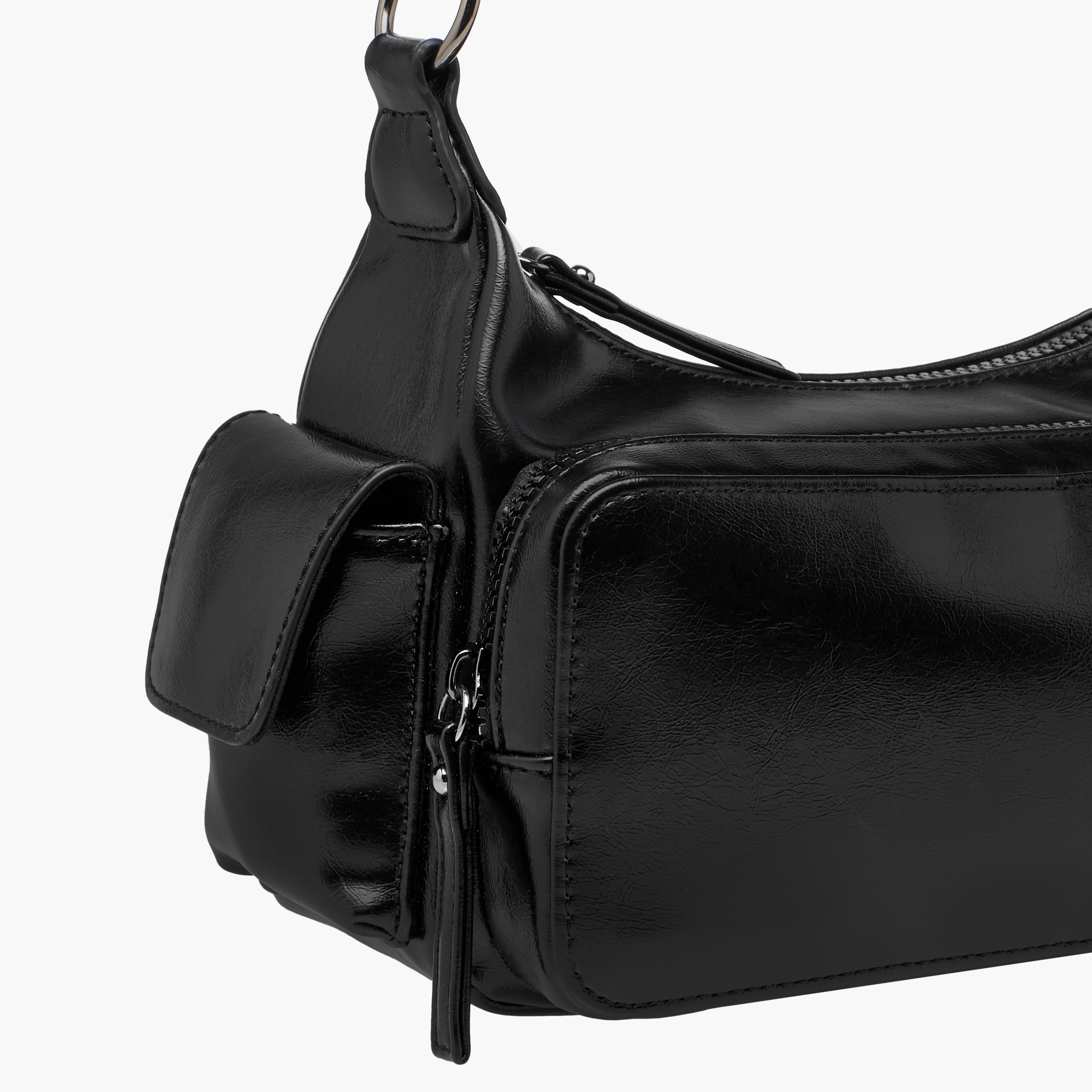 شنطة كتف بجيوب متعددة وسحاب إغلاق-women-bagsandwallets-handbags-image-5