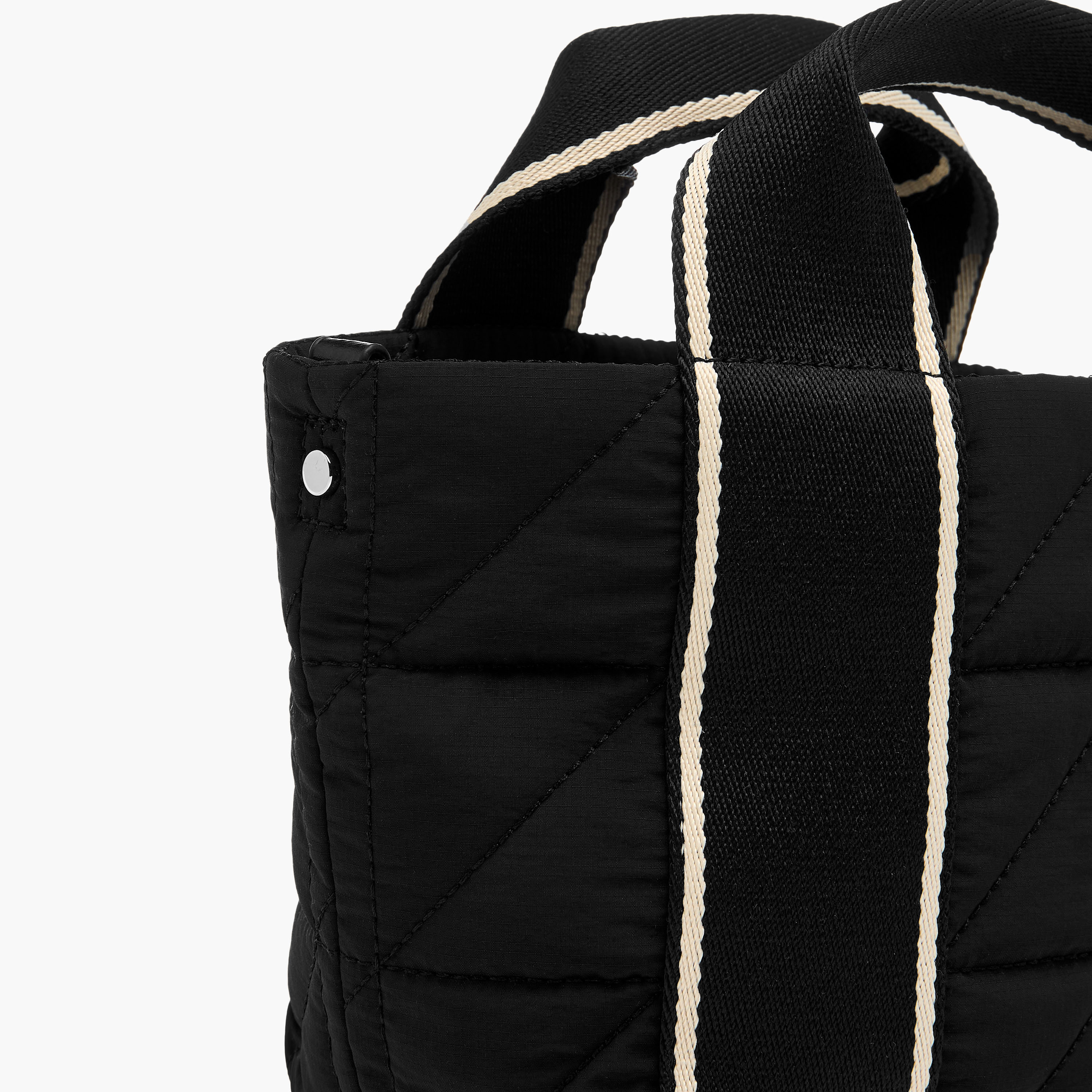 Striped Mini Quilted Tote Bag with Zip Closure-women-bagsandwallets-handbags-image-7