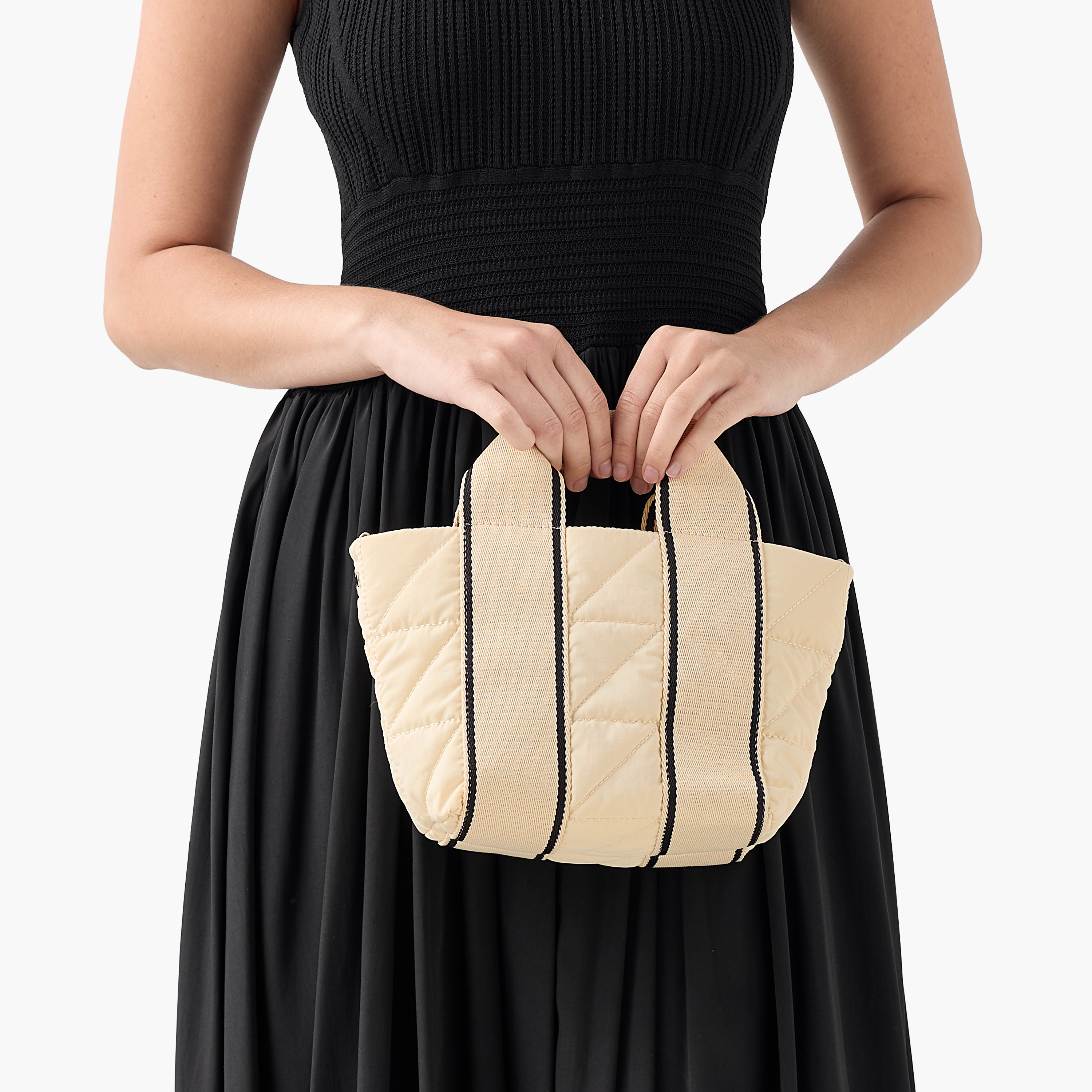 شنطة توتي صغيرة مبطنة مقلمة بسحاب إغلاق-women-bagsandwallets-handbags-image-2