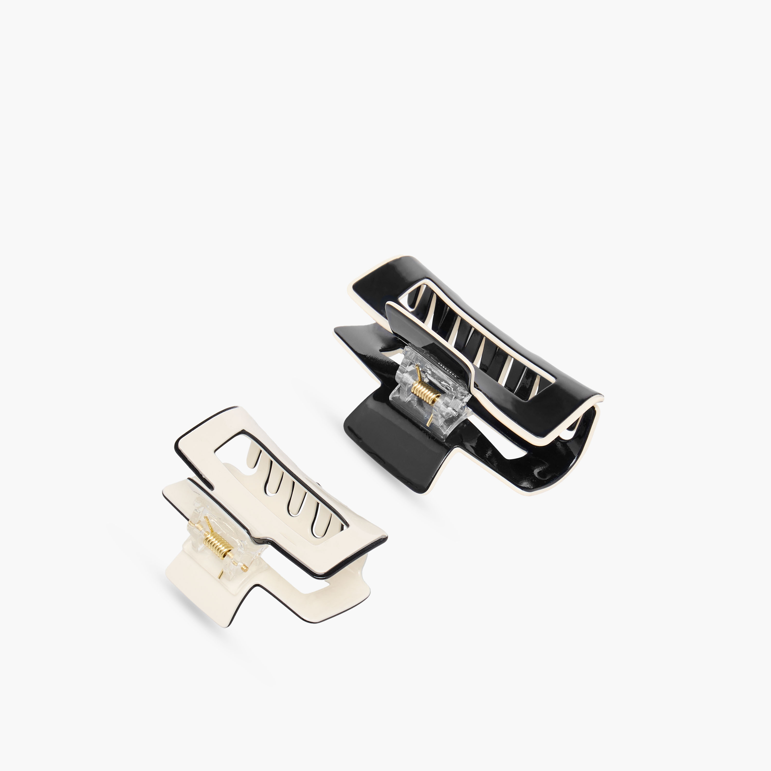 مشابك شعر بتفاصيل متباينة - طقم من قطعتين-women-hairaccessories-clamps-image-5