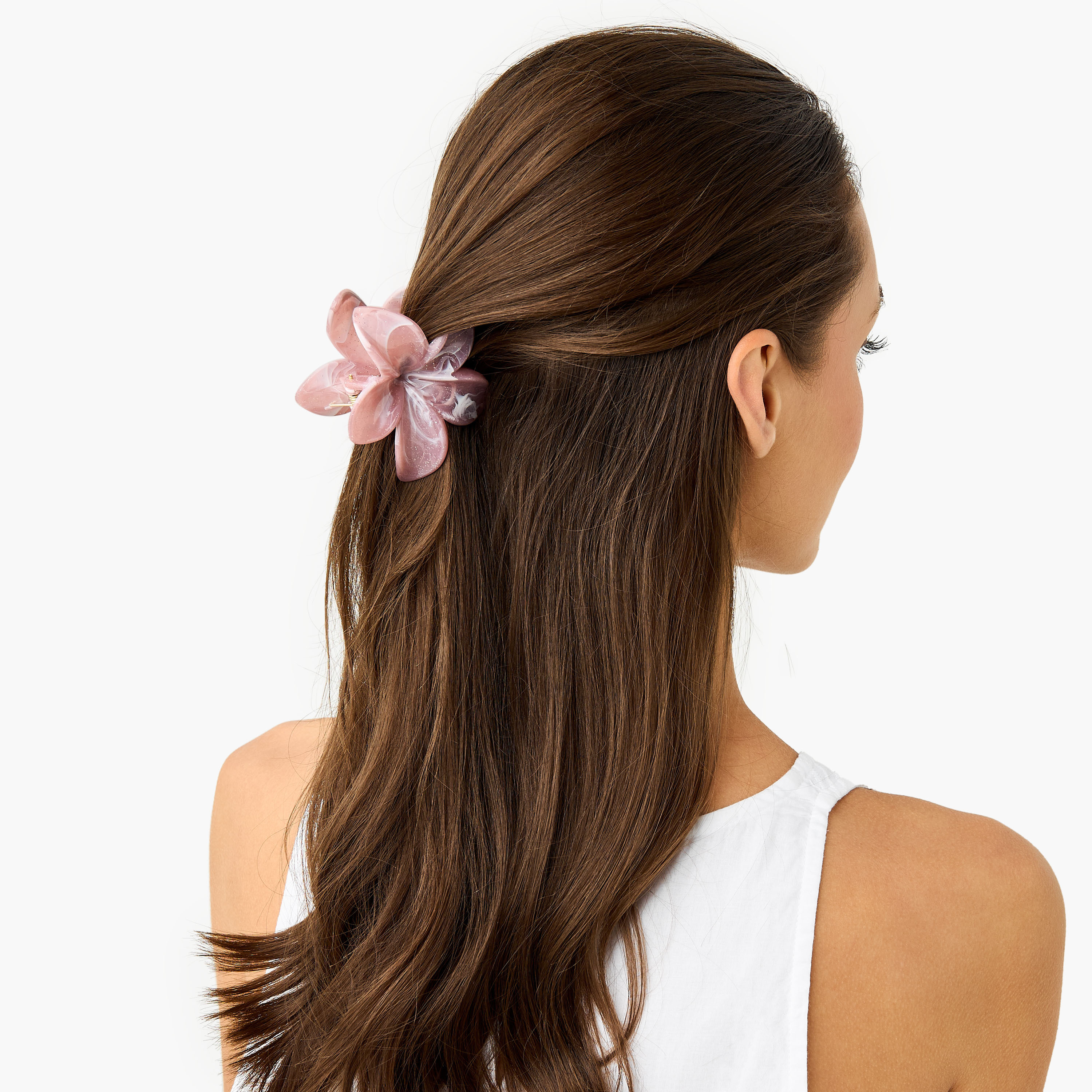 Set of 5 - Floral Shaped Hair Clamp-women-hairaccessories-clamps-image-3