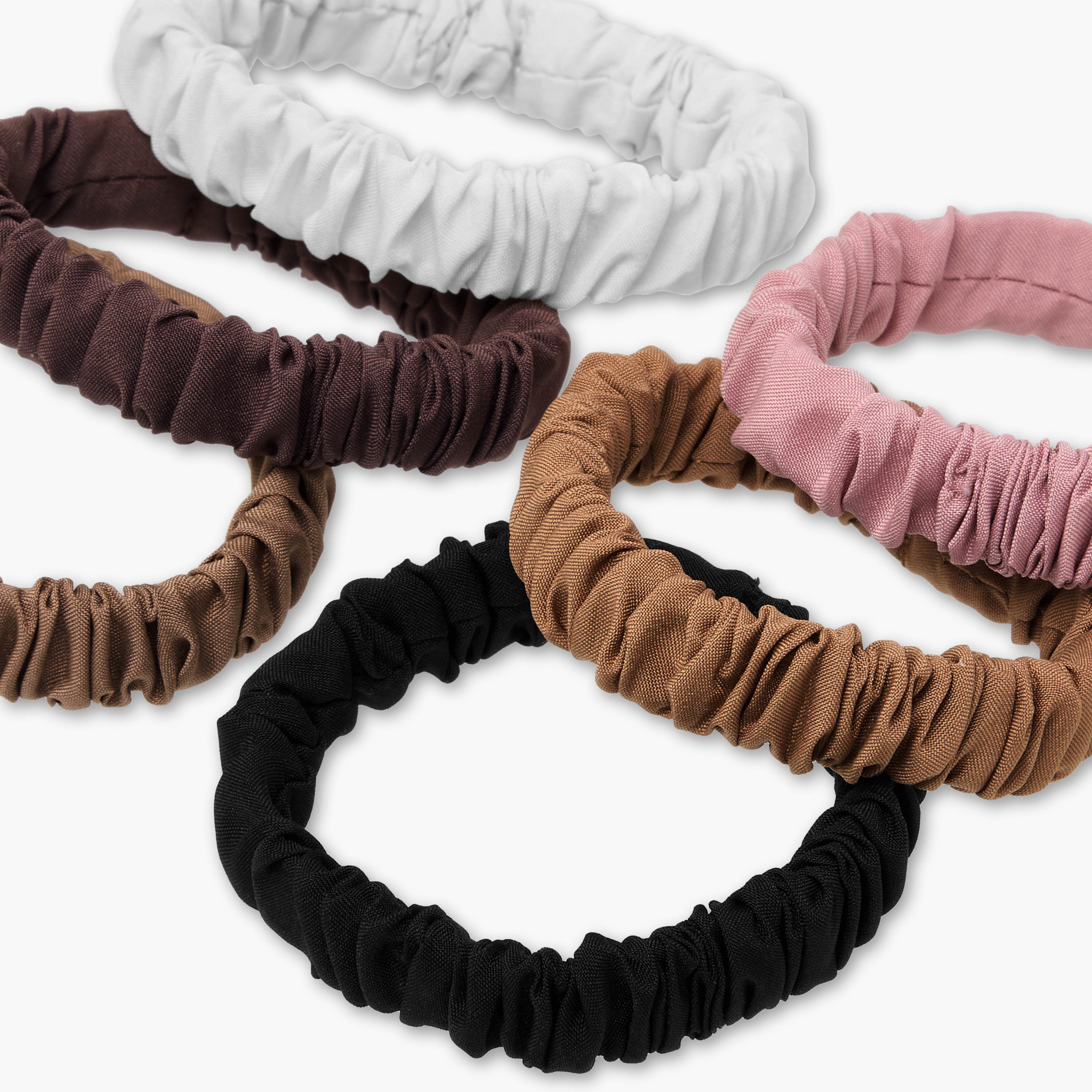 Set of 6 - Adot Scrunchie Neutral-women-hairaccessories-scrunchies-image-5