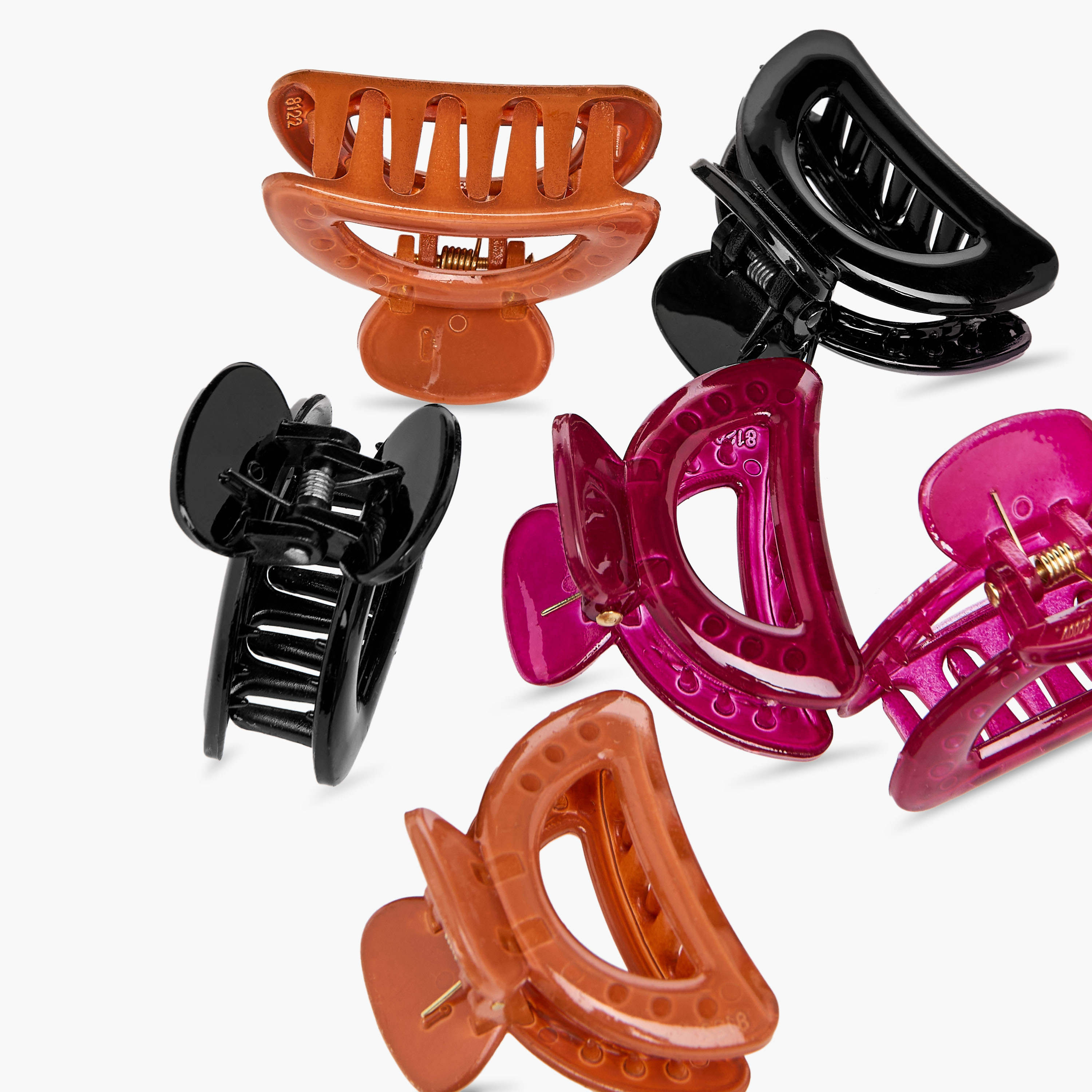 مشابك شعر مفرغة - طقم من 6 قطع-women-hairaccessories-clamps-image-8