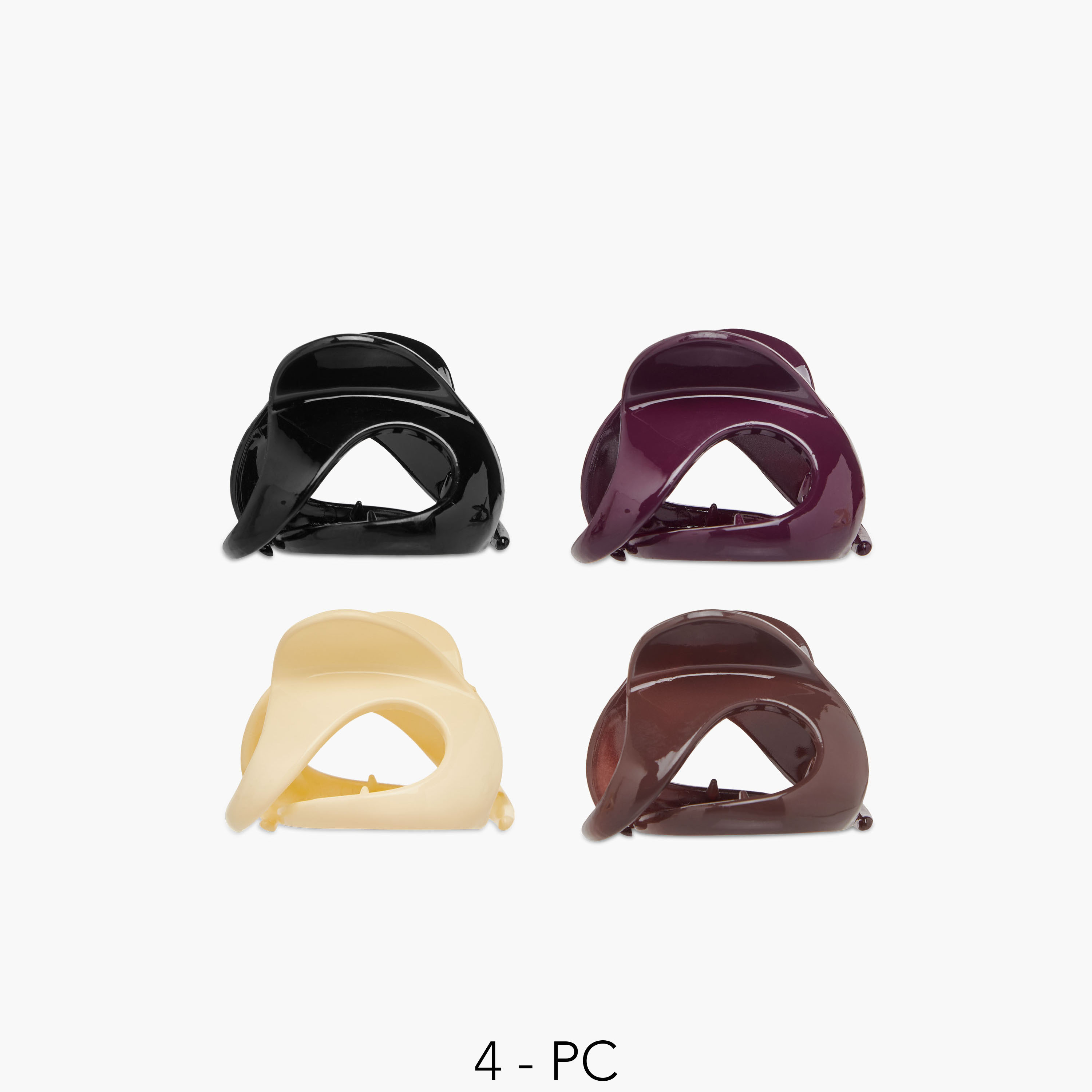 Set of 4 - Assorted Hair Clamp-women-hairaccessories-clamps-image-1