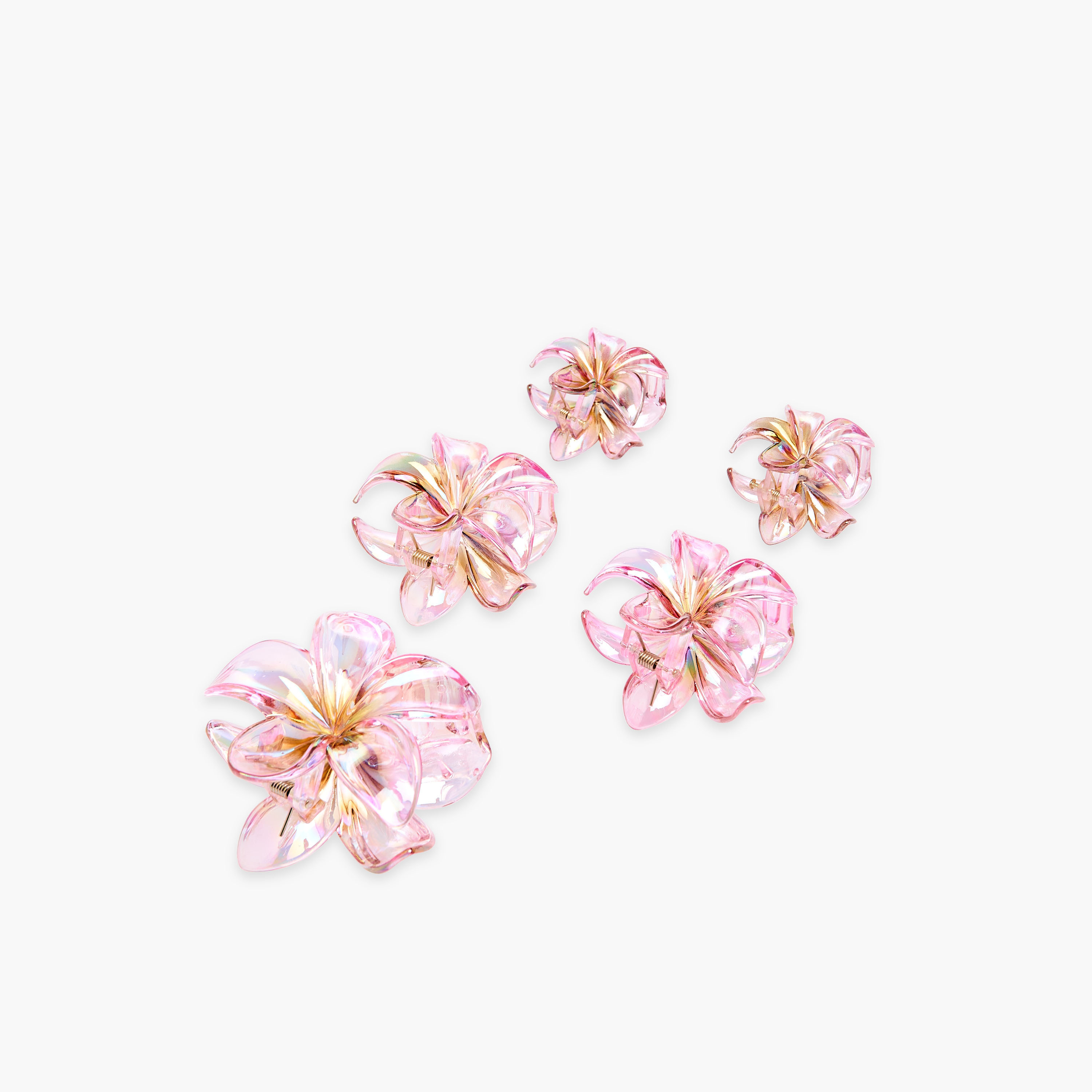 مشبك شعر على شكل زهرة - طقم 5 قطع-women-hairaccessories-clamps-image-6