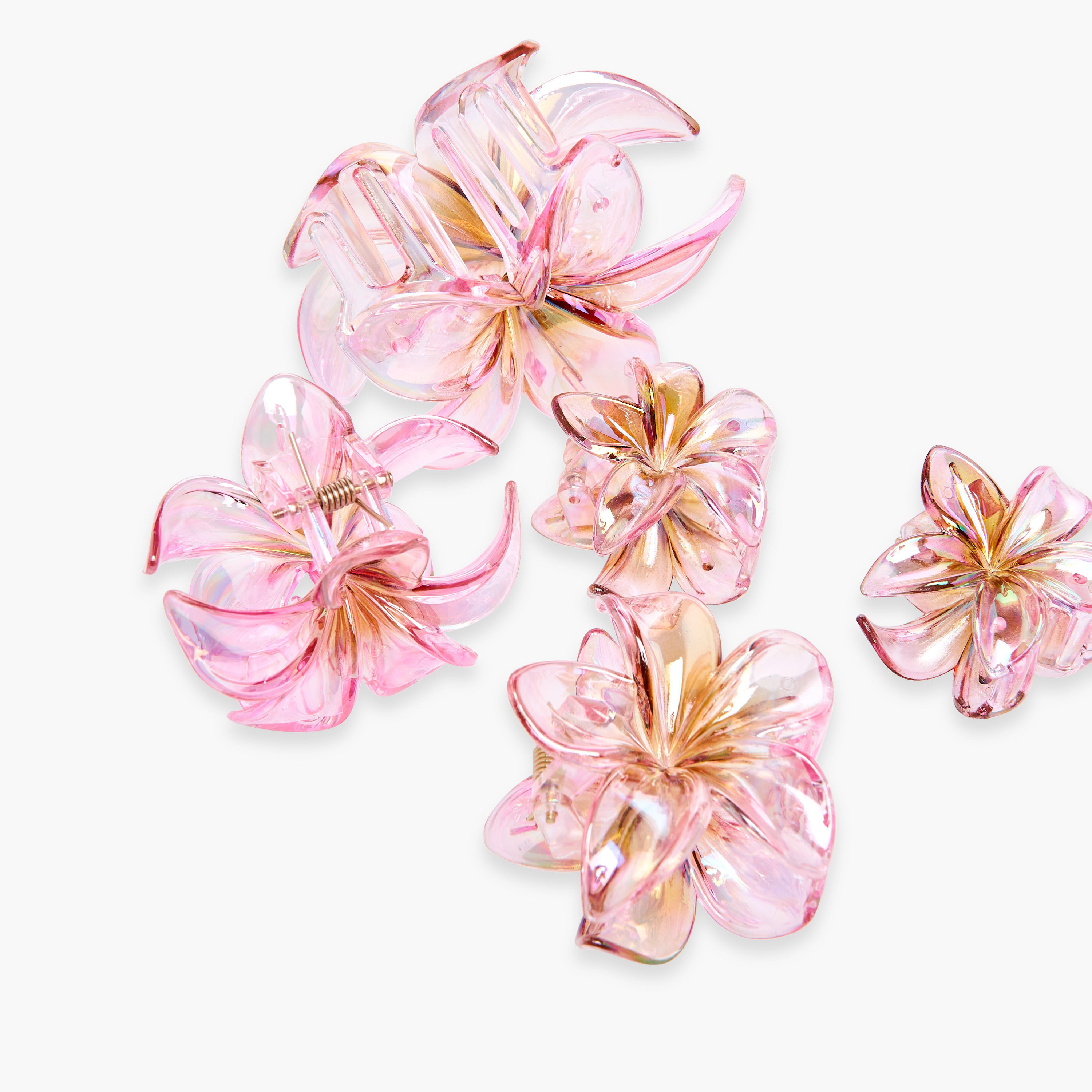 مشبك شعر على شكل زهرة - طقم 5 قطع-women-hairaccessories-clamps-image-7