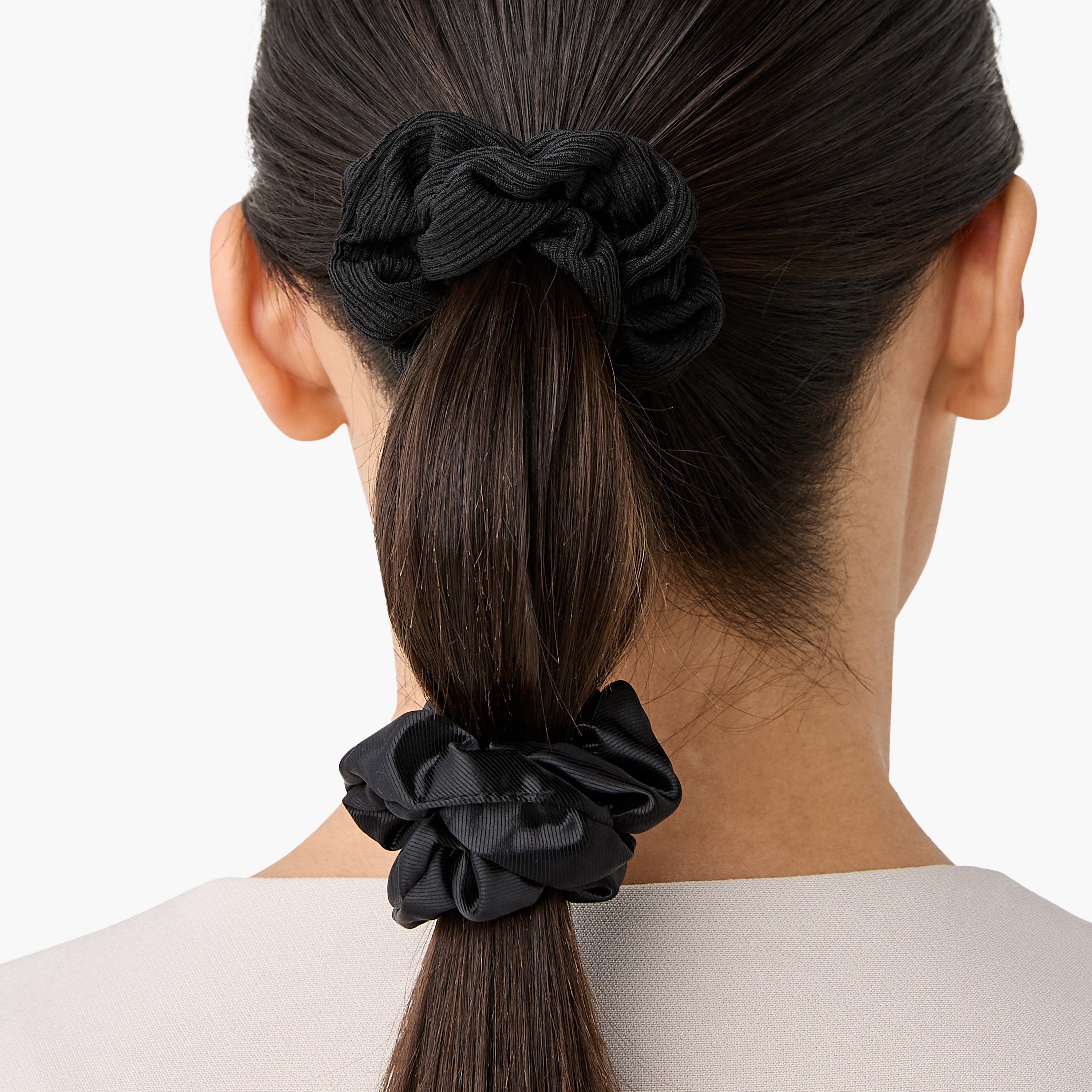 Set of 6 - Textured Scrunchie-women-hairaccessories-scrunchies-image-2