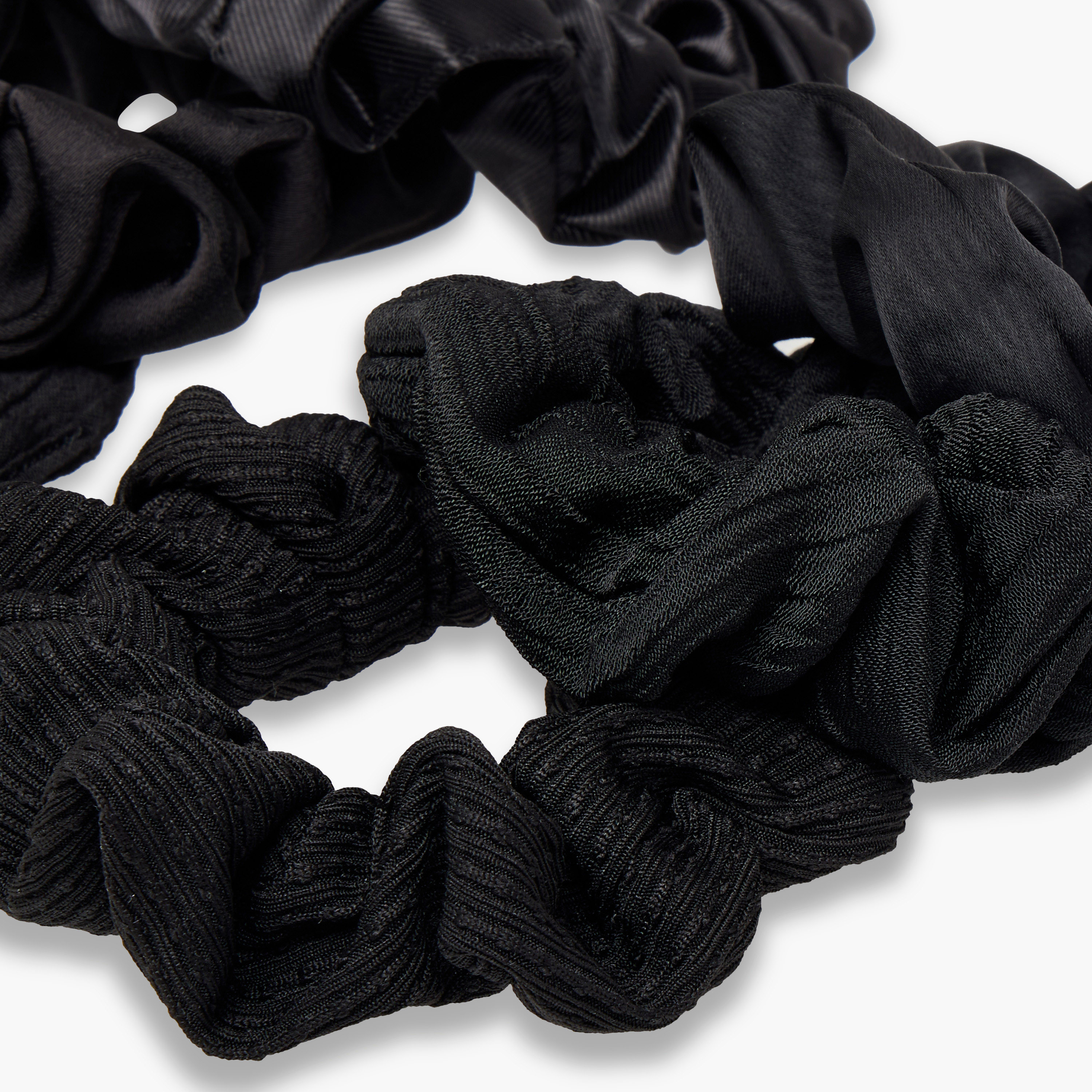 Set of 6 - Textured Scrunchie-women-hairaccessories-scrunchies-image-5