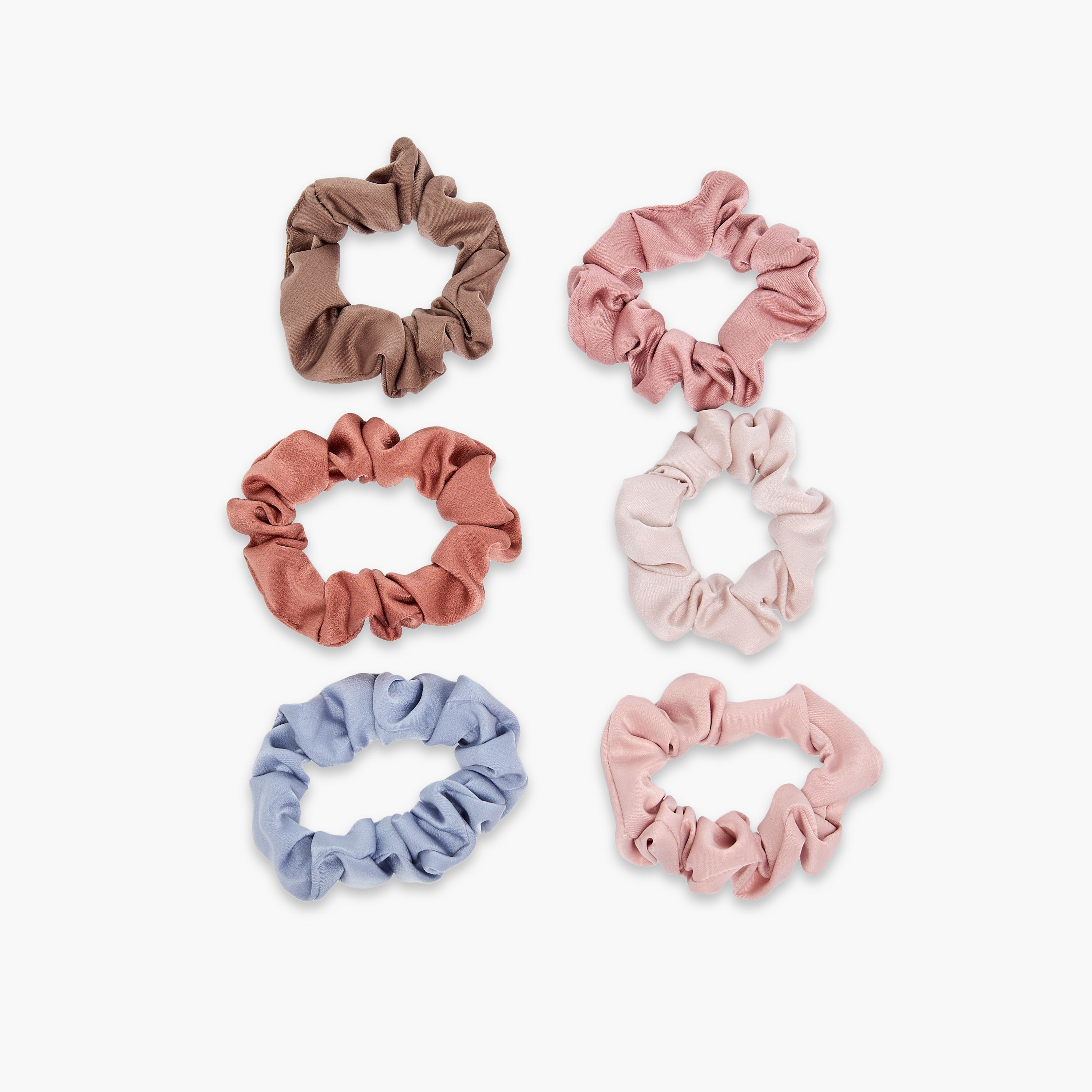 Set of 6 - Assorted Hair Scrunchie-women-hairaccessories-scrunchies-image-4