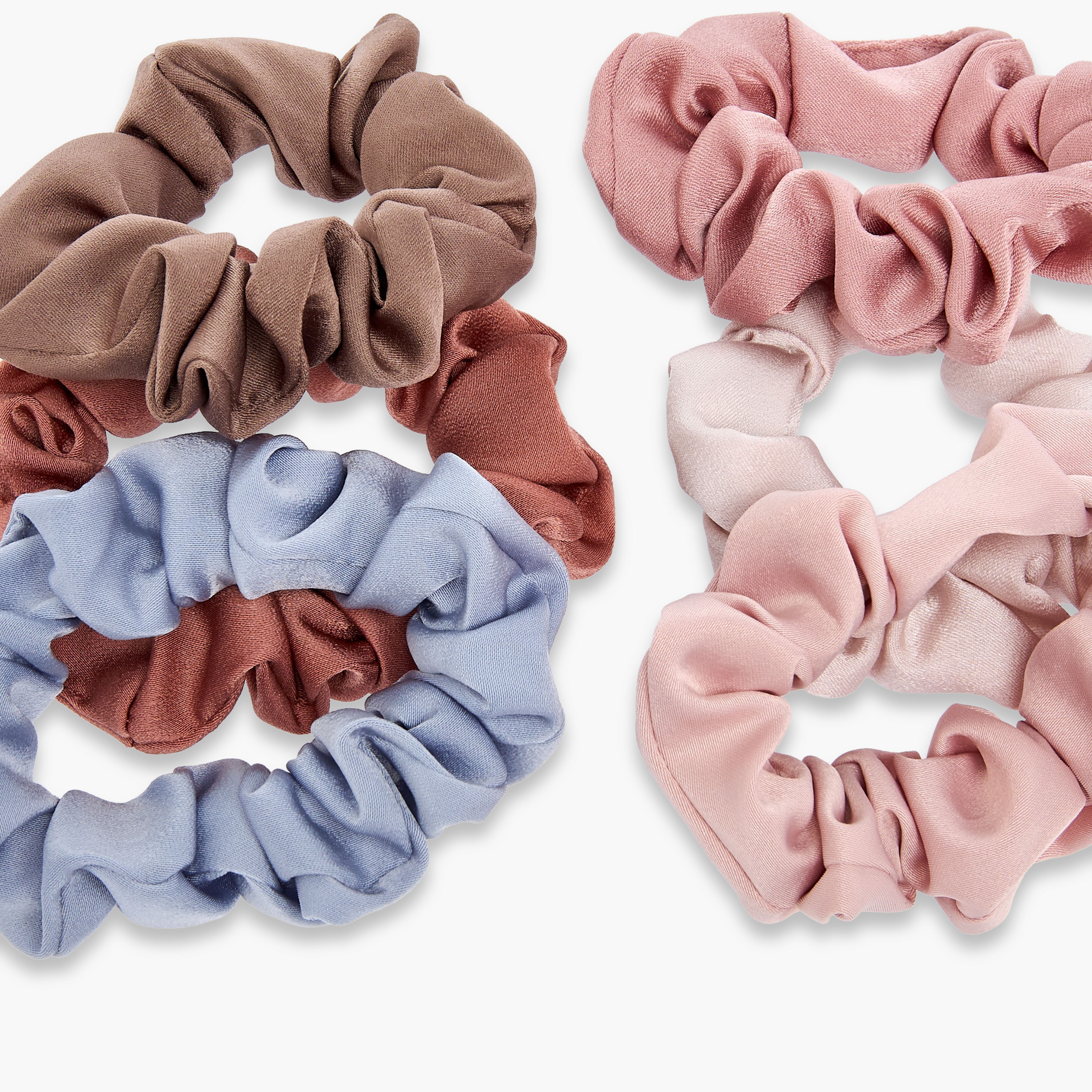 Set of 6 - Assorted Hair Scrunchie-women-hairaccessories-scrunchies-image-5
