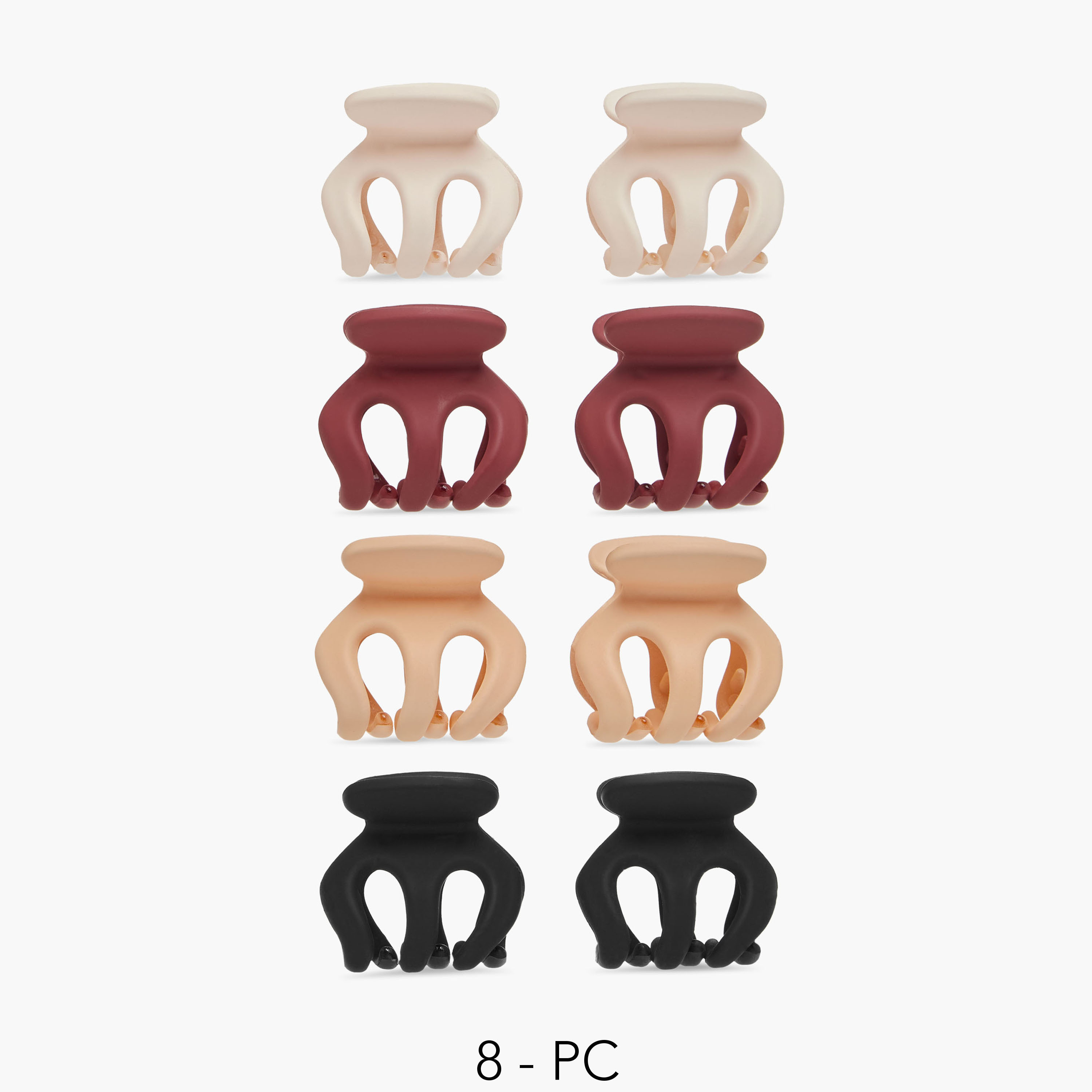 مشابك شعر متنوعة - طقم 8 قطع-women-hairaccessories-clamps-image-1