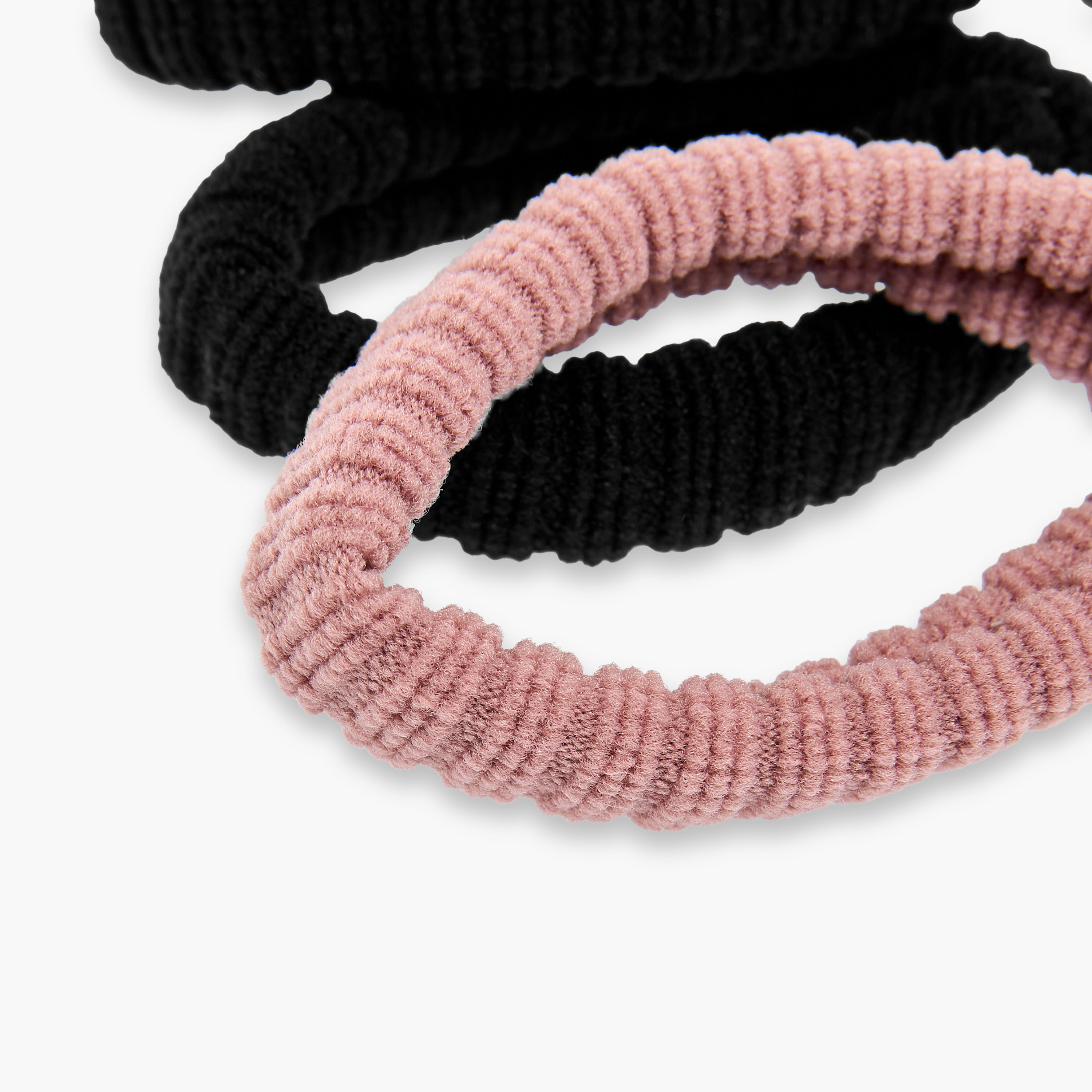 Set of 8 - Textured Hair Tie-women-hairaccessories-scrunchies-image-6