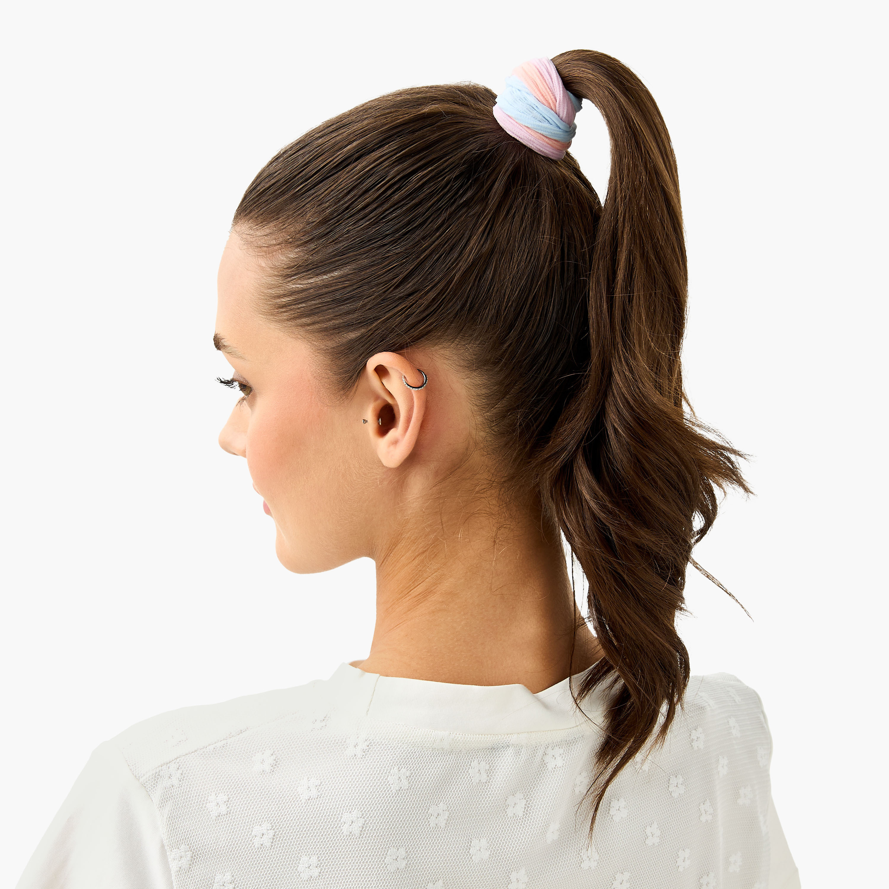 طقم ربطات شعر 9 قطع بارزة الملمس-women-hairaccessories-scrunchies-image-2