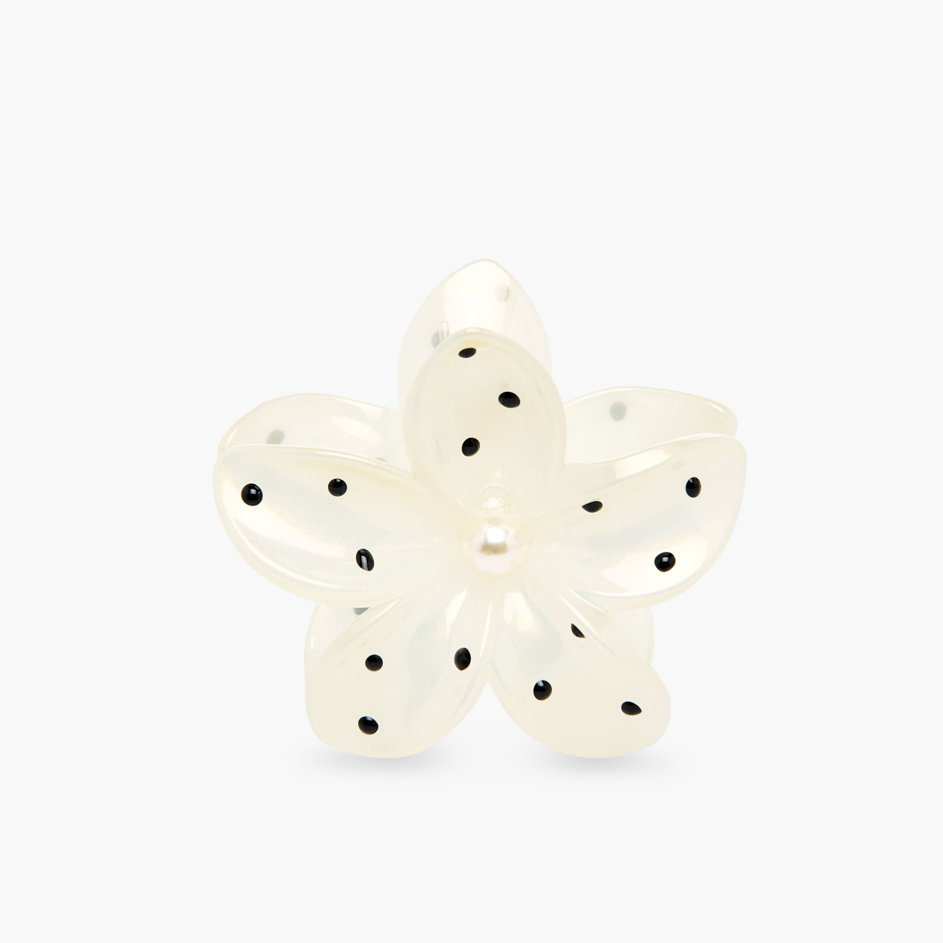Set of 3 - Polka Dot Print Hair Clamp-women-hairaccessories-clamps-image-3