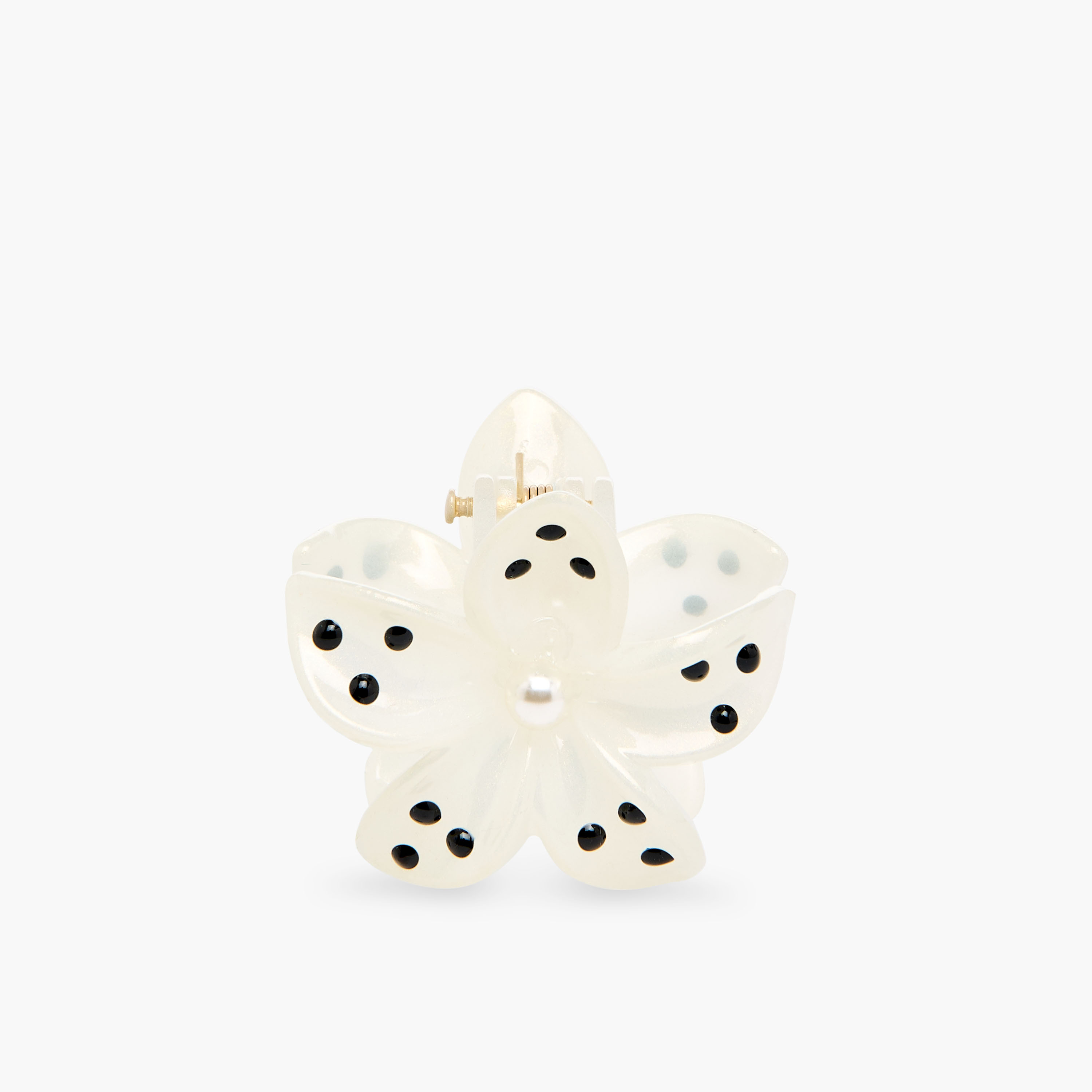Set of 3 - Polka Dot Print Hair Clamp-women-hairaccessories-clamps-image-4