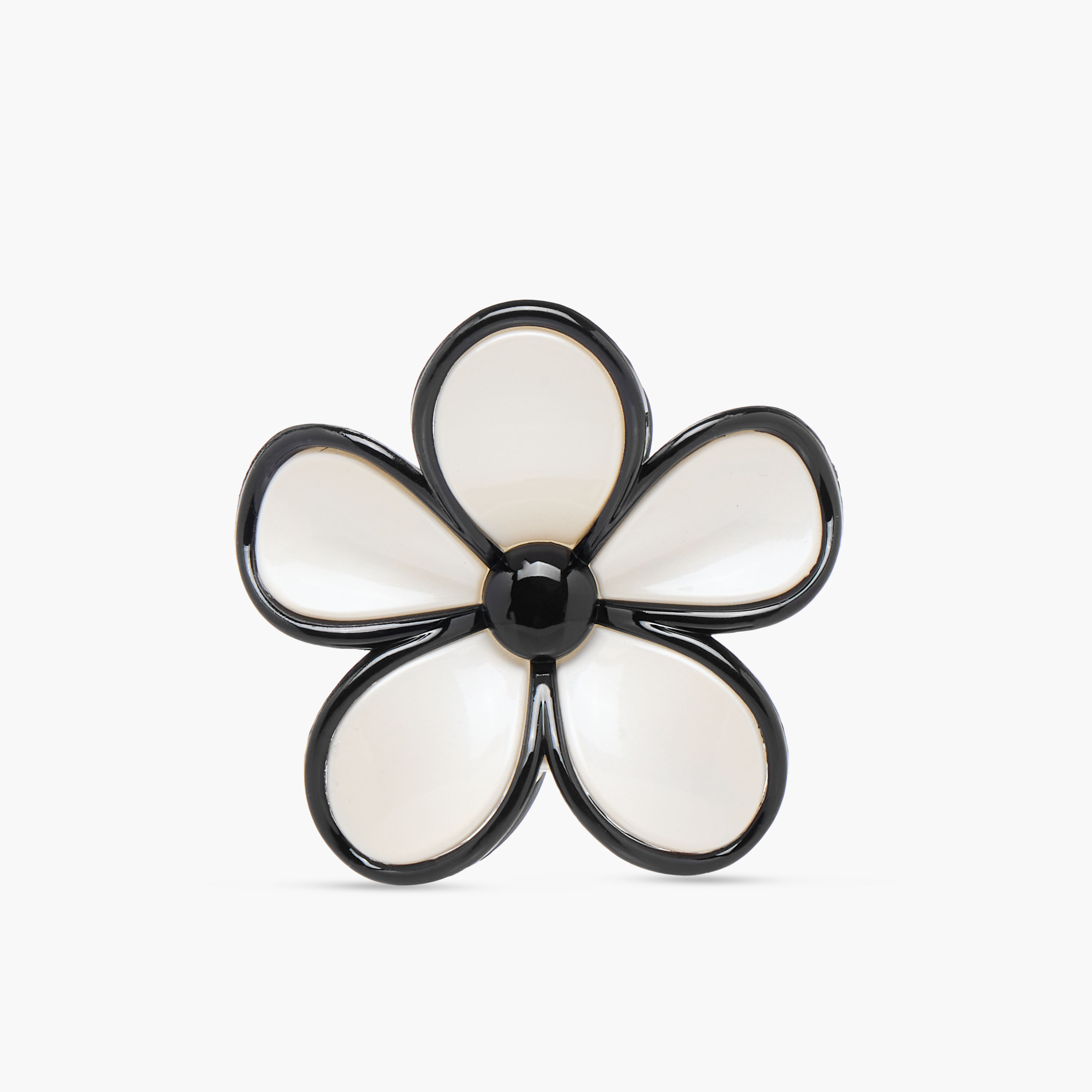 Set of 3 - Contrast Detail Floral Hair Clamp-women-hairaccessories-clamps-image-3