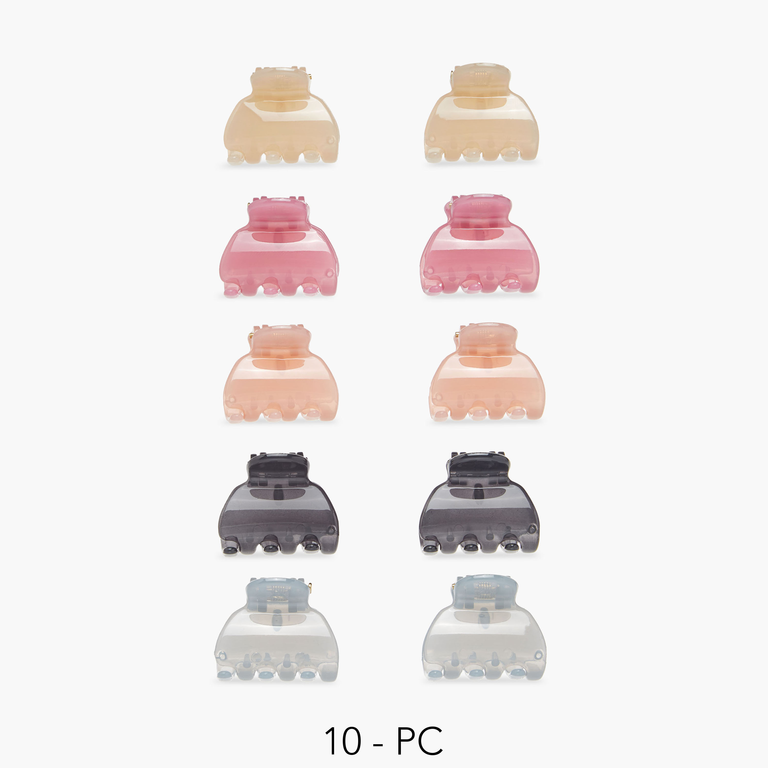 مشابك شعر متنوعة - طقم 10 قطع-women-hairaccessories-clamps-image-1