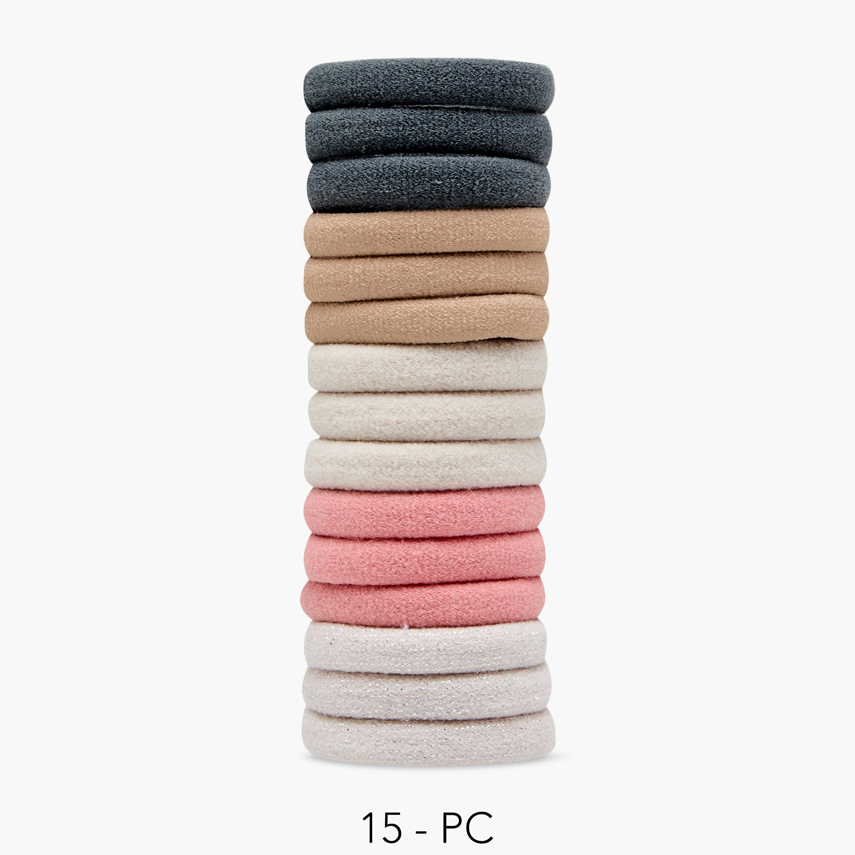 طقم من 15 - ربطات شعر من جلوو-women-hairaccessories-bands-image-1