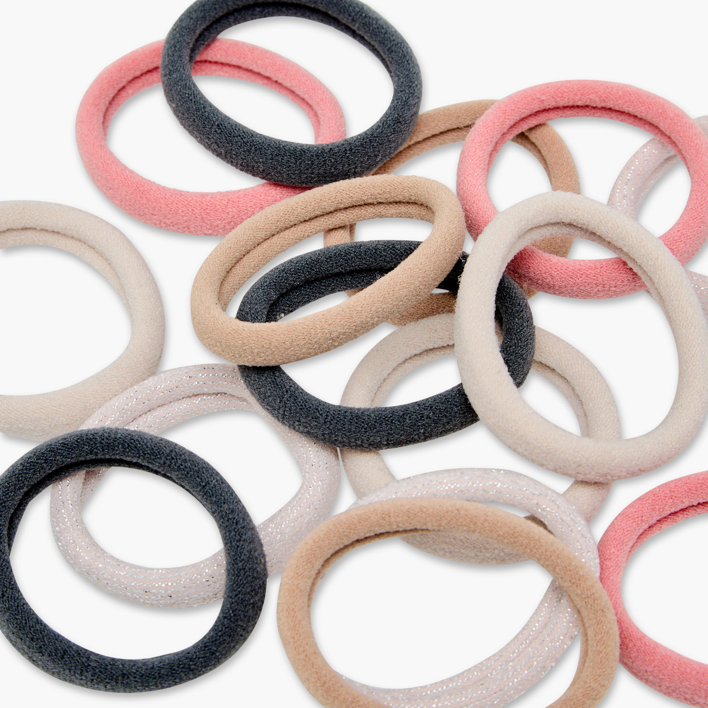 طقم من 15 - ربطات شعر من جلوو-women-hairaccessories-bands-image-4